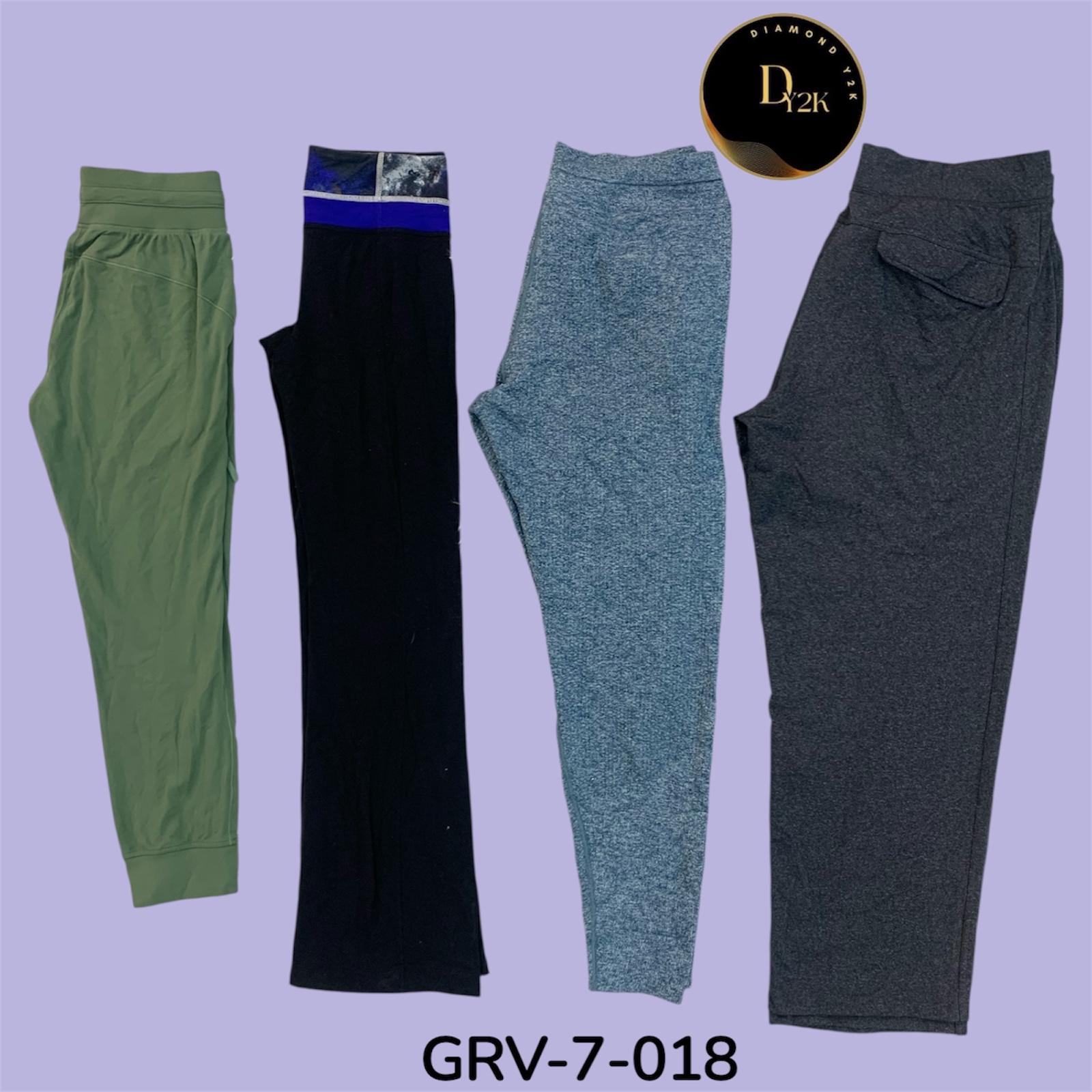 Calças de Desempenho Lululemon – Ajuste Perfeito para Treinos e Uso Casual (GRV-7-018)
