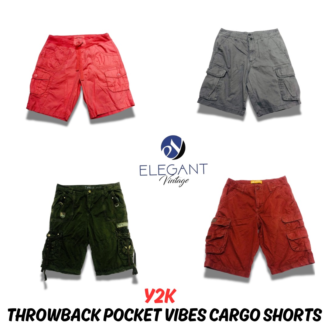 Shorts cargo Y2K Throwback Pocket Vibes - EV0752
