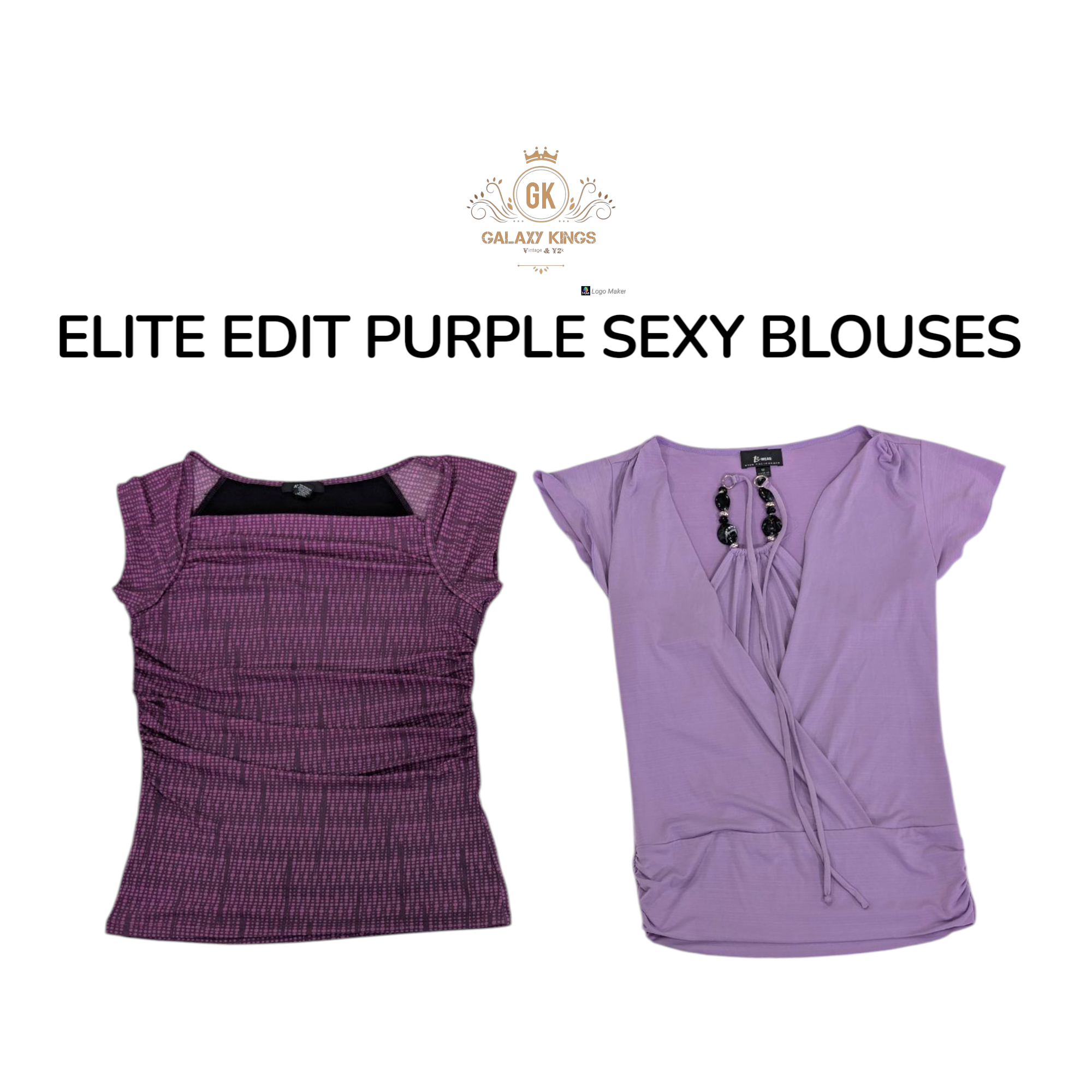 Blusas Sexys Moradas Elite Edit