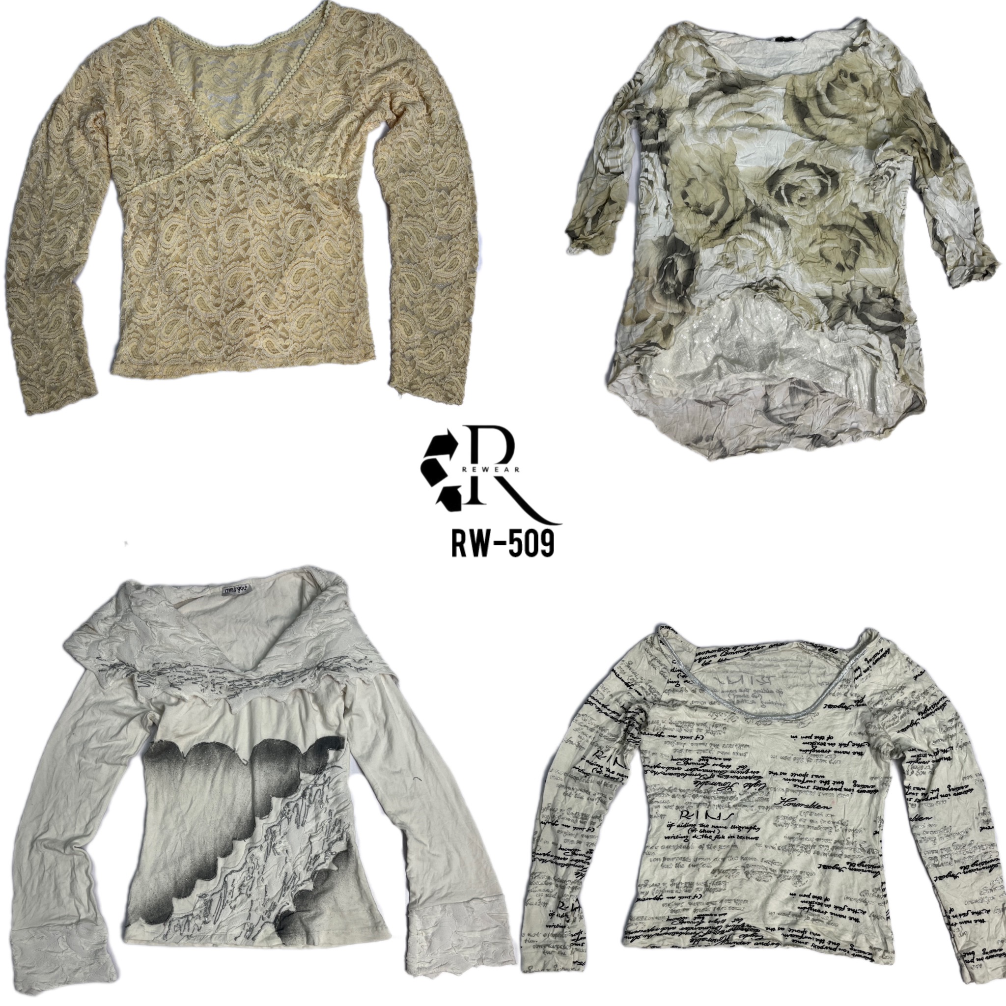 Y2K Soft Girl Full Sleeve Tops (Rw-509)