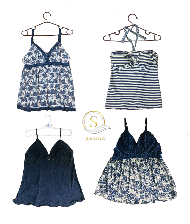 Y2K Bright Blue Camis