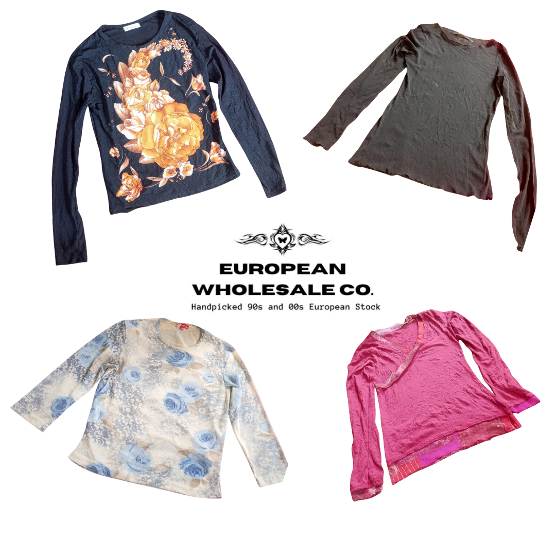 Y2K Mädchen Mesh Tops Mix (EWC440)