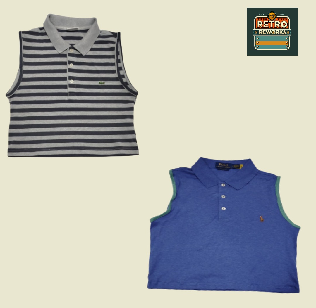 SS25 Gilet Corto Riciclato con Marchio