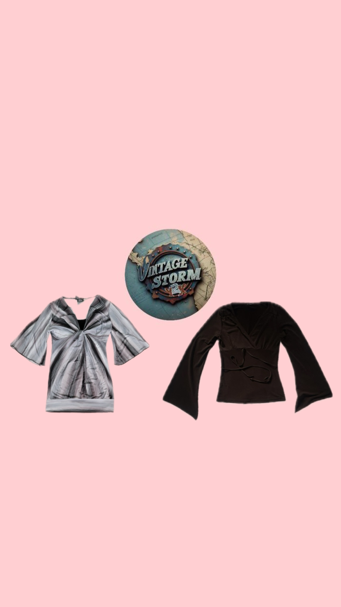 Y2K Aesthetic Poly Blouses