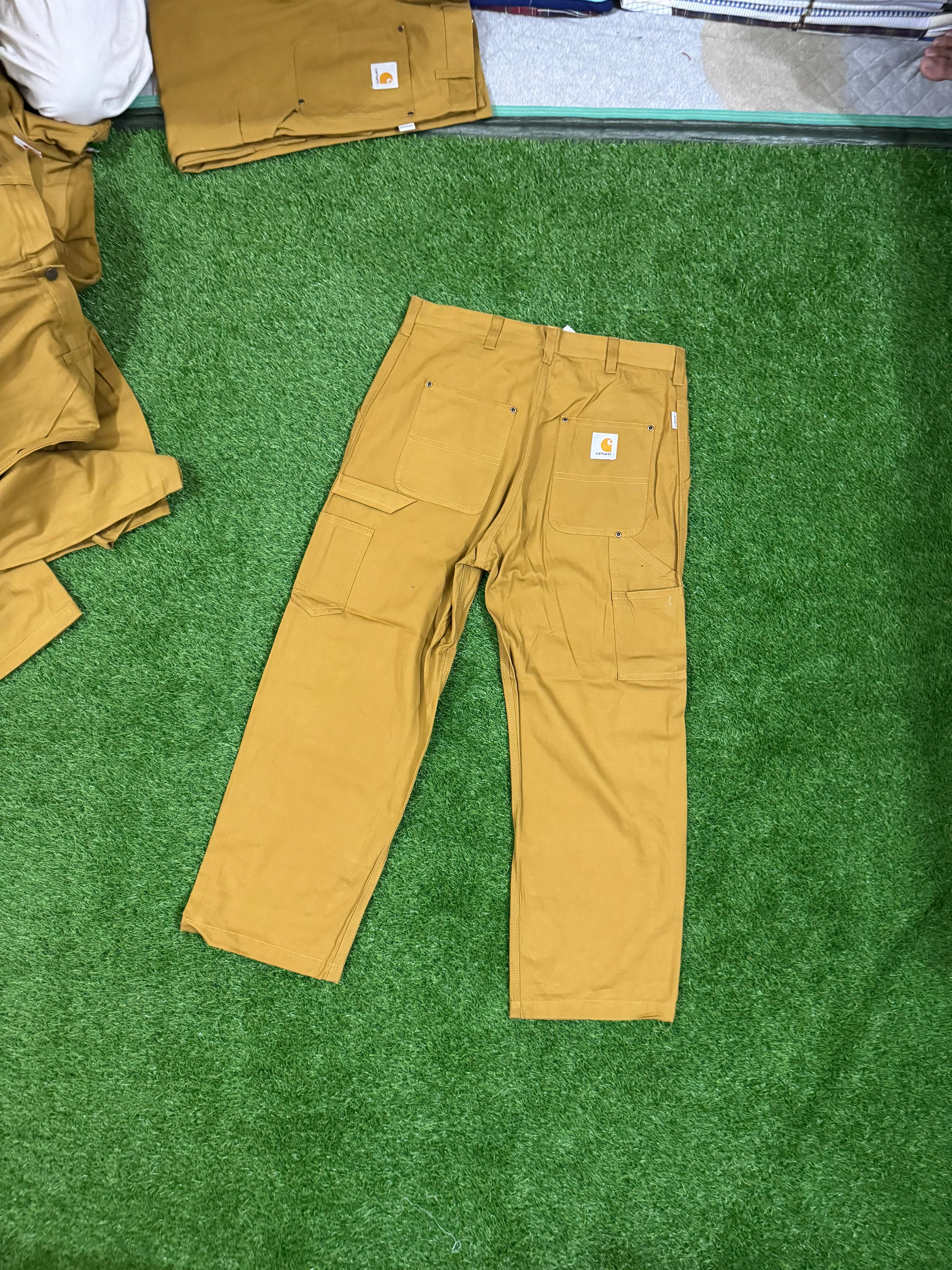 Rework style double knee pants