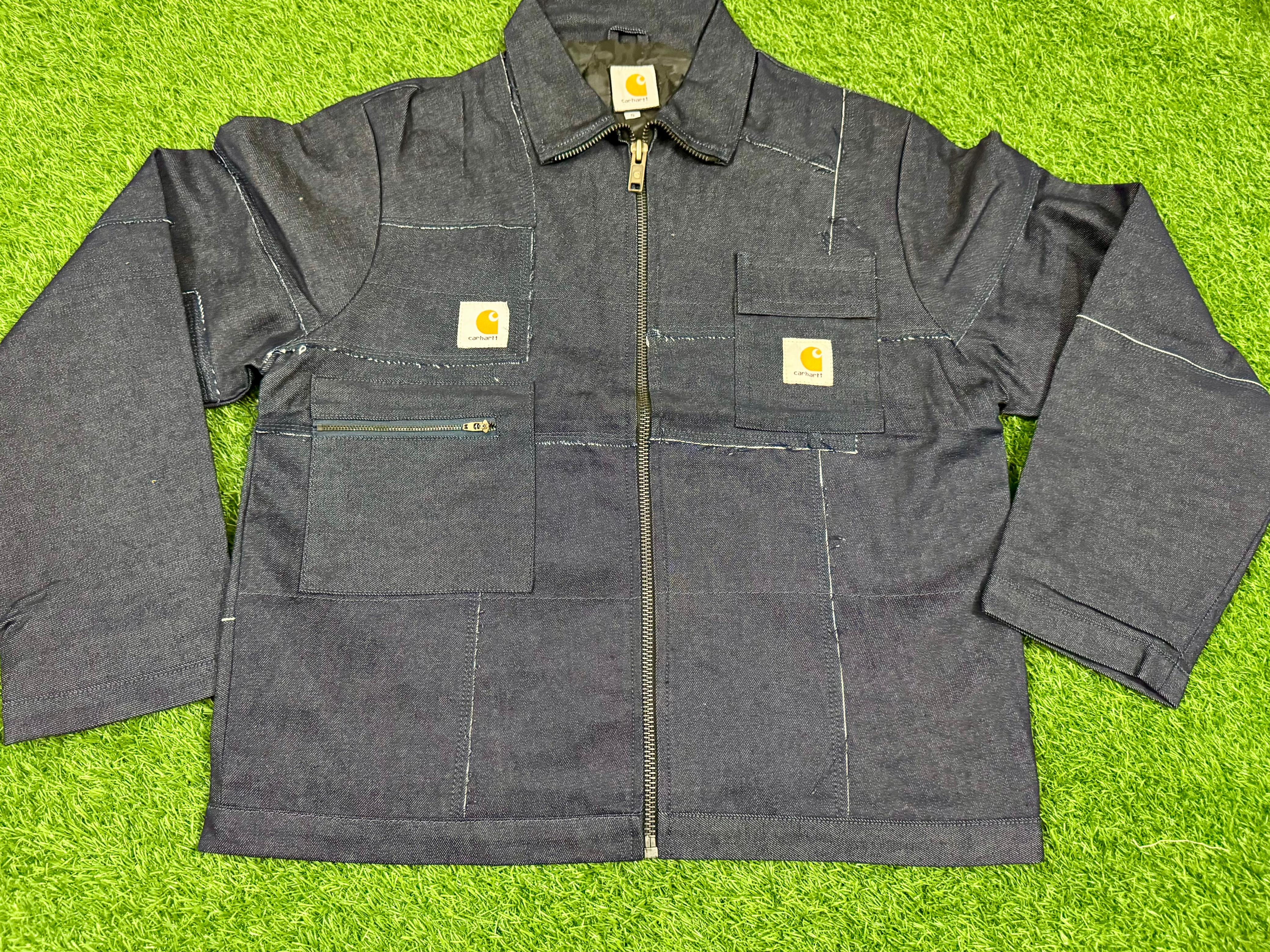 Rework style Carhartt denim jackets