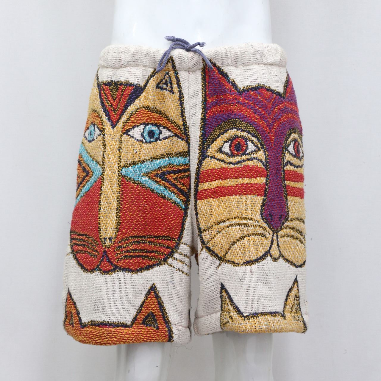 CR355 Upcycle Unisex Colourful Tapestry Shorts