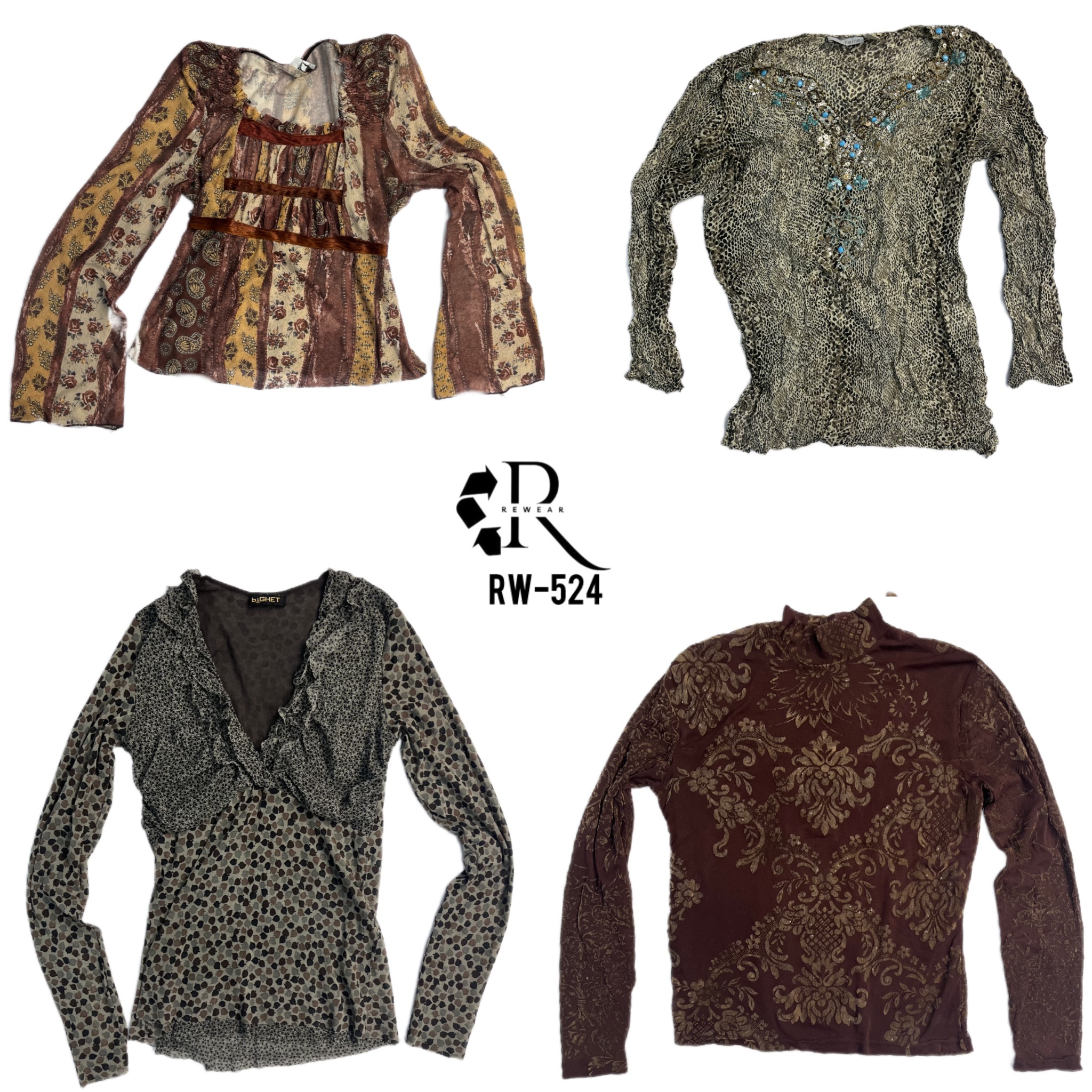 Y2K Grunge Full Sleeve Tops(RW-524)