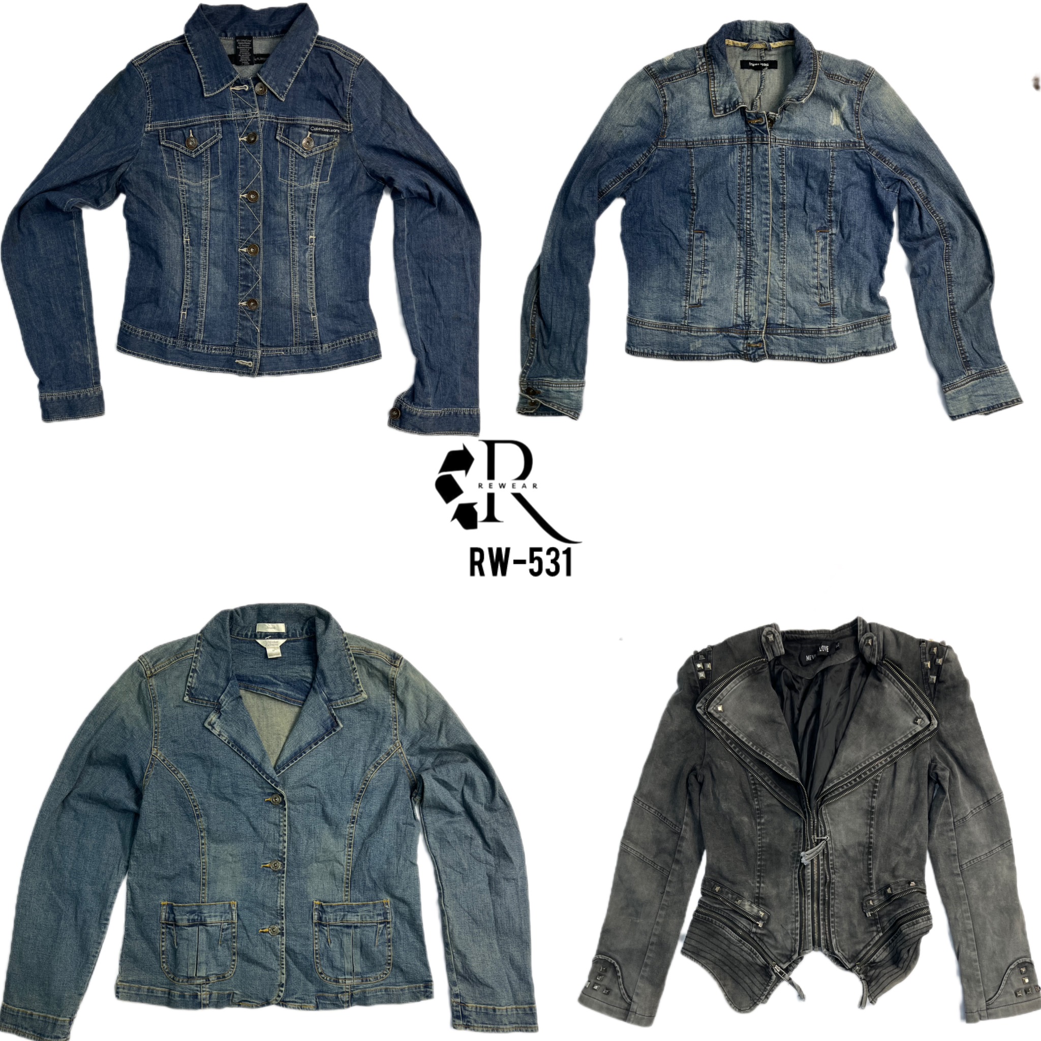 Y2K Cyber Girl Era Denim Jackets (RW-531)