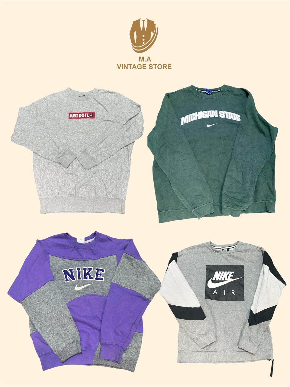 Marken-Nike Rundhals-Sweatshirts