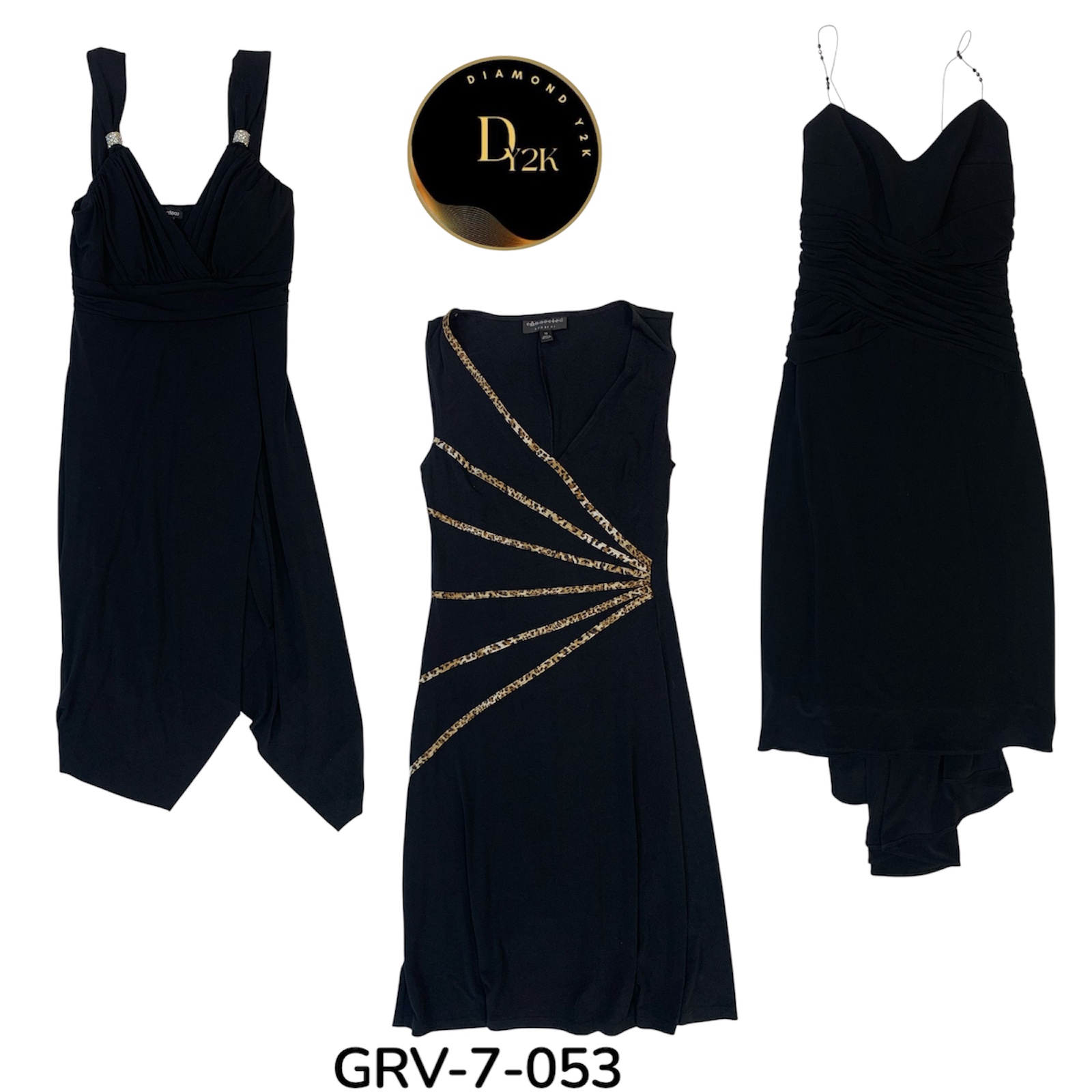 Robe Poly noire pour femme – Tissu doux | Tenue décontractée à soirée (GRV-7-053)