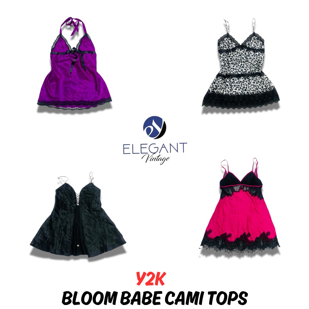Y2K Bloom Babe Cami Tops - EV0781