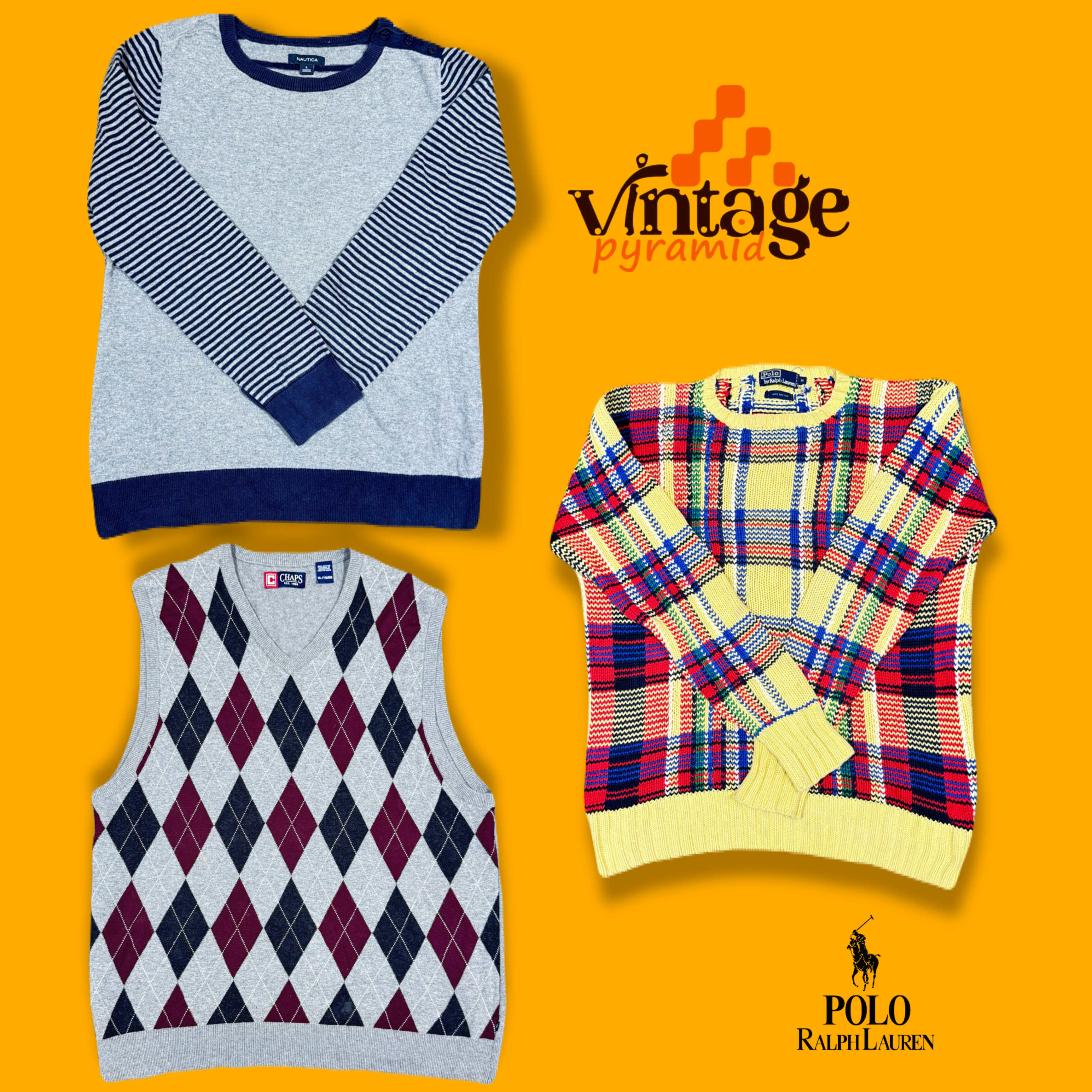 VPX45 Ralph Lauren & Mix Branded Sweaters