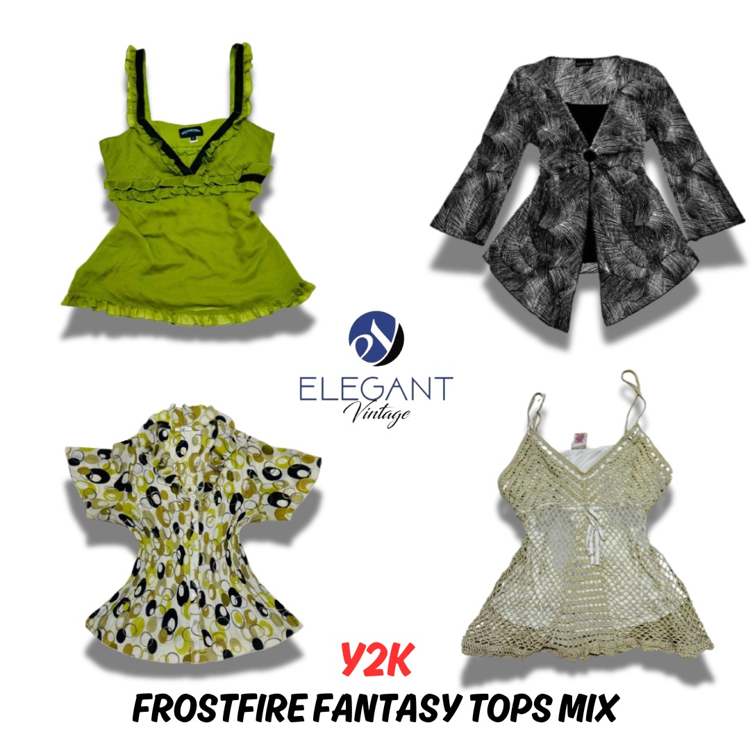 Y2K Frostfire Fantasy Tops Mix - EV076