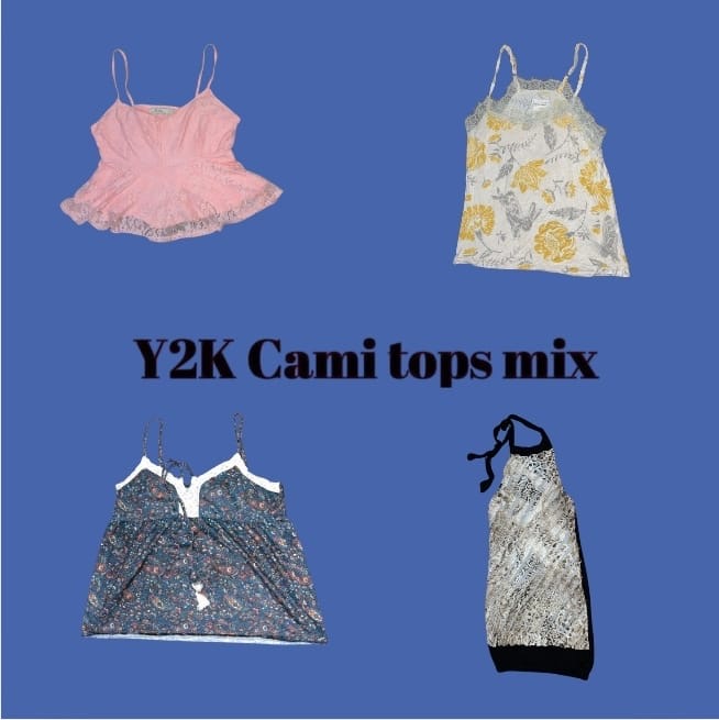 Y2K Italienischer Sommer Süße Cami Tops Mix (14)