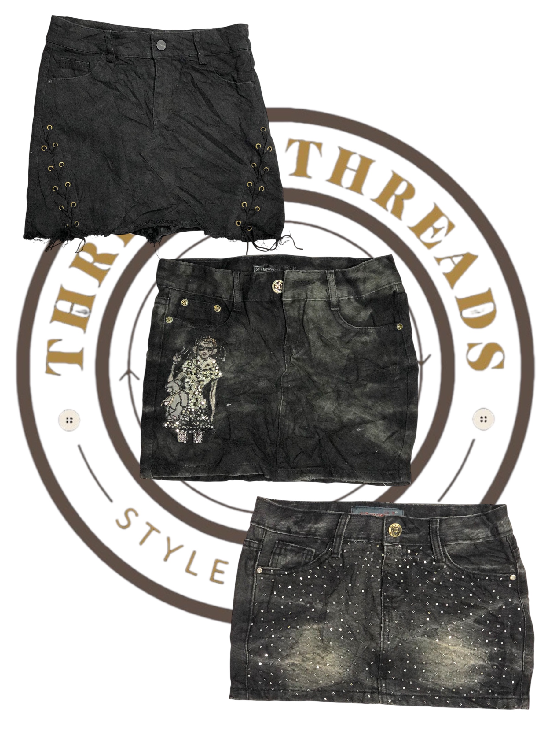Denim Heaven x Jupe Mini S-1209