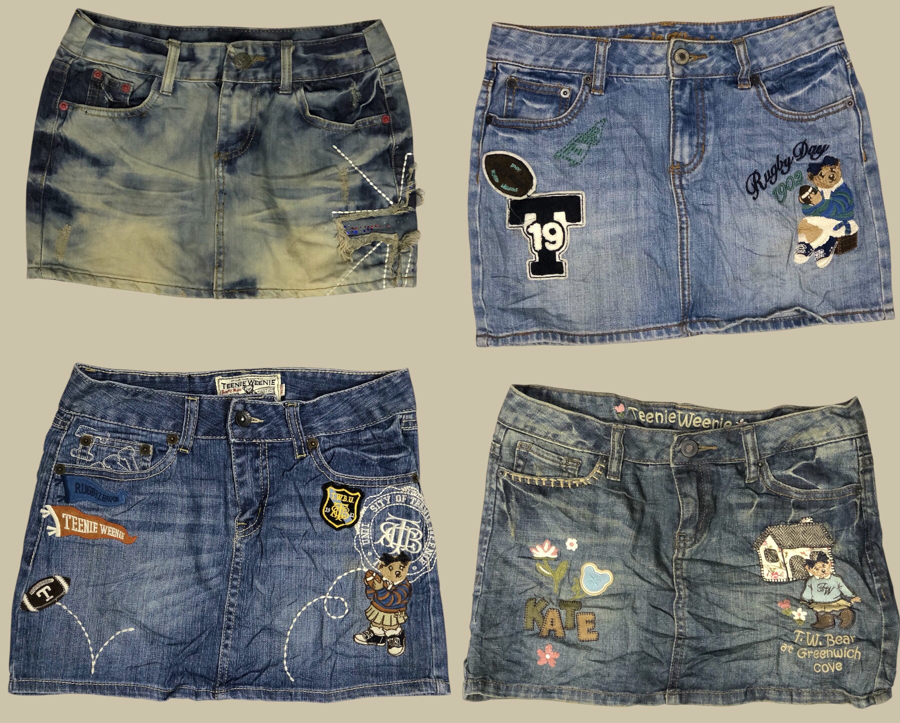  Jupe en denim mini "The Sporty Club" S-1208 »
