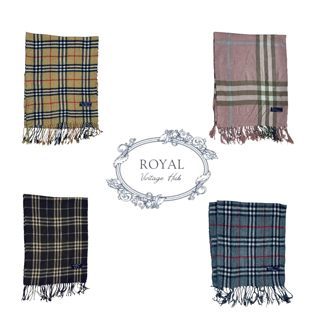 Burberry scarves 100% cashmere