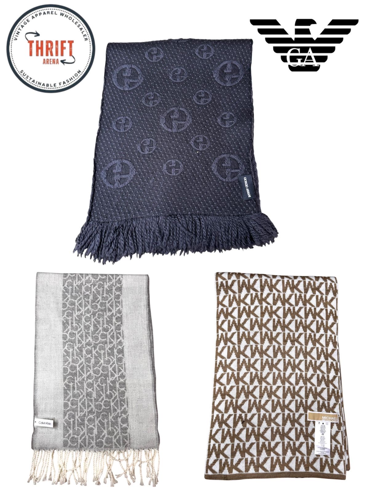 T1184 Armani Emporio/CK/Michael Kors/Mix Sciarpa