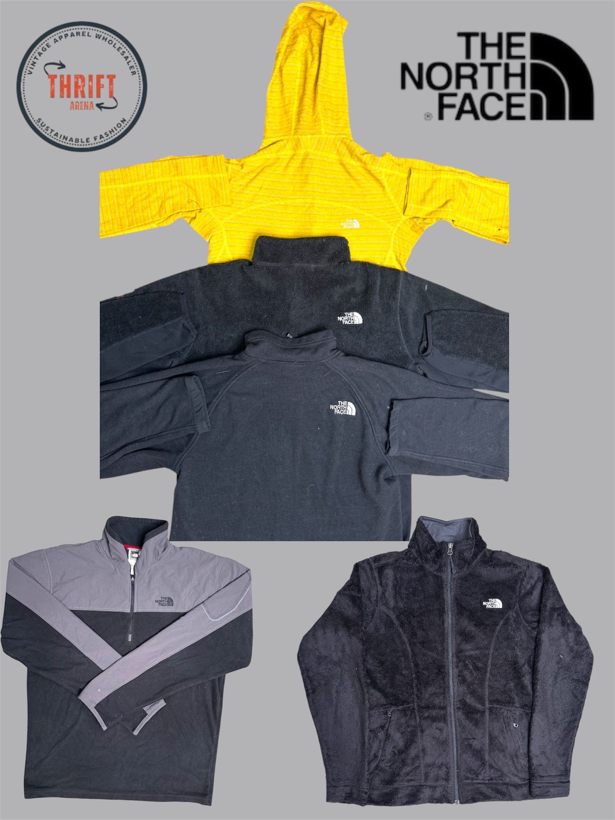 T1192 The North Face Felpa in fleece