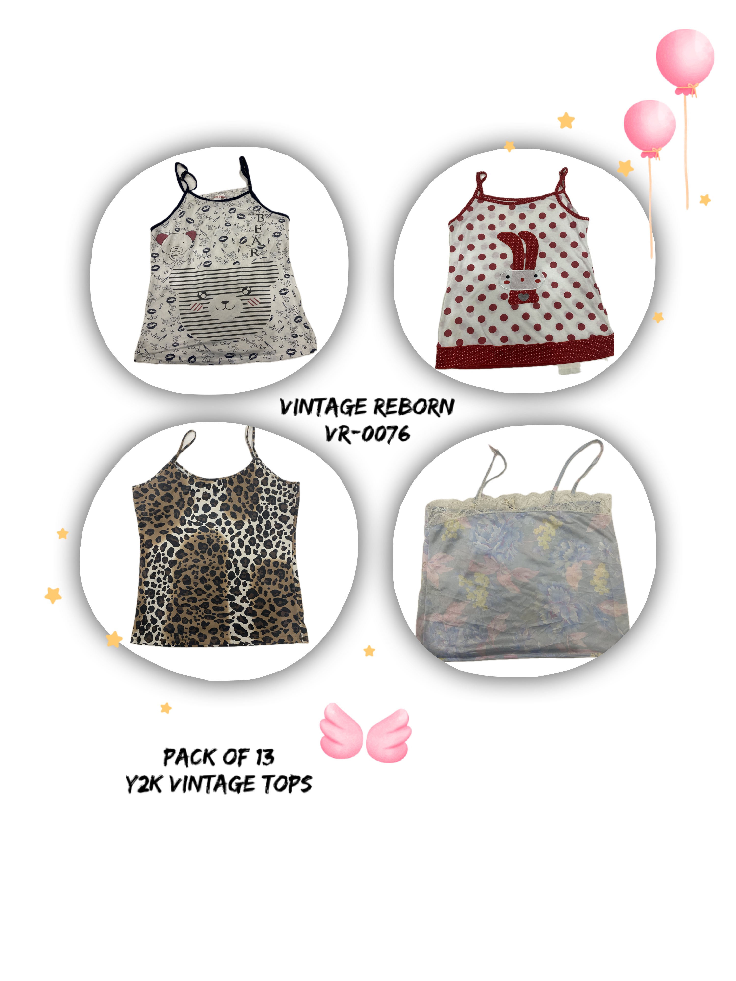 Y2K Vintage Tops - (VR-0076)