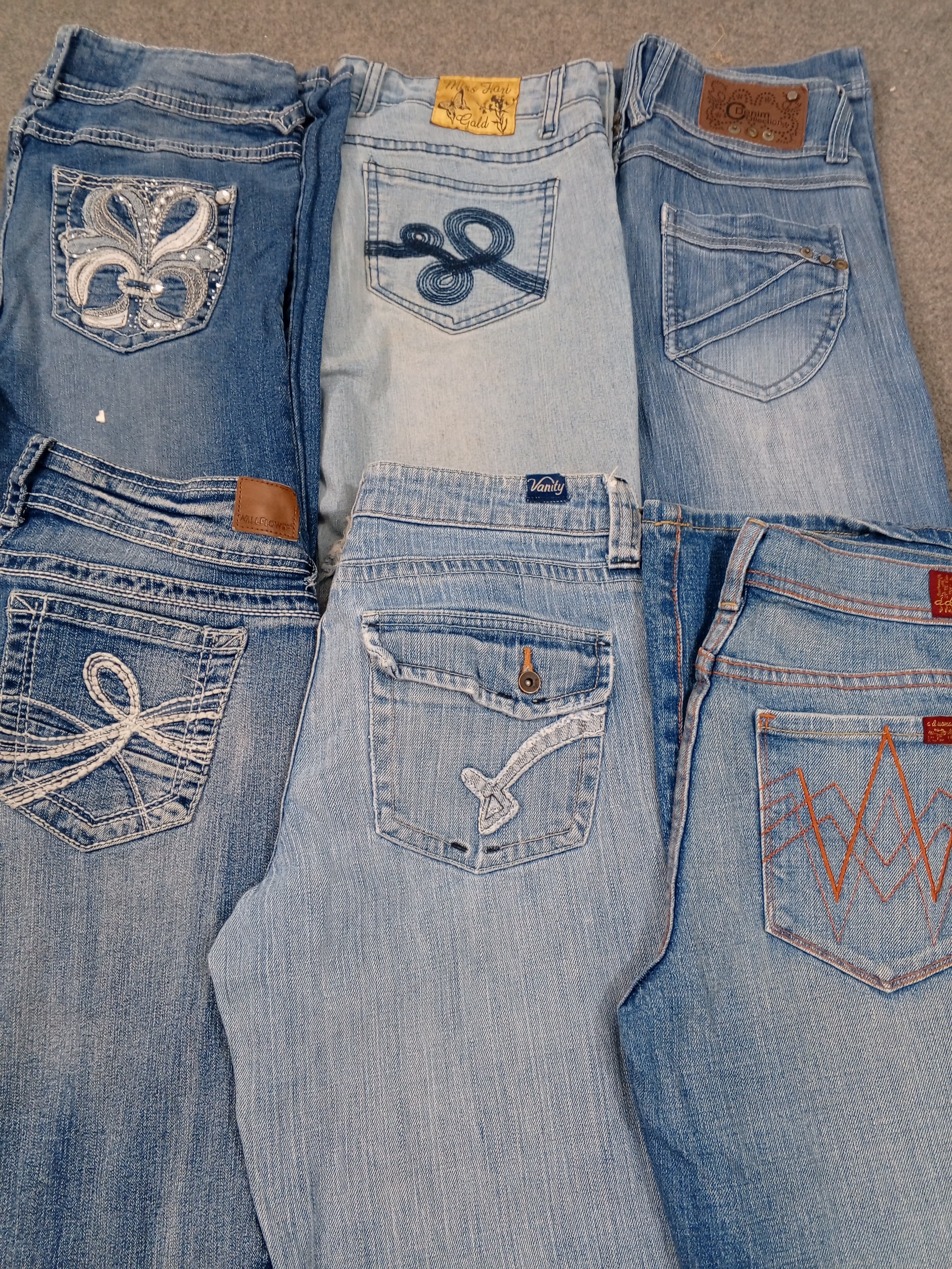 Jean évasé pour dames HD1057 Old Era Y2K