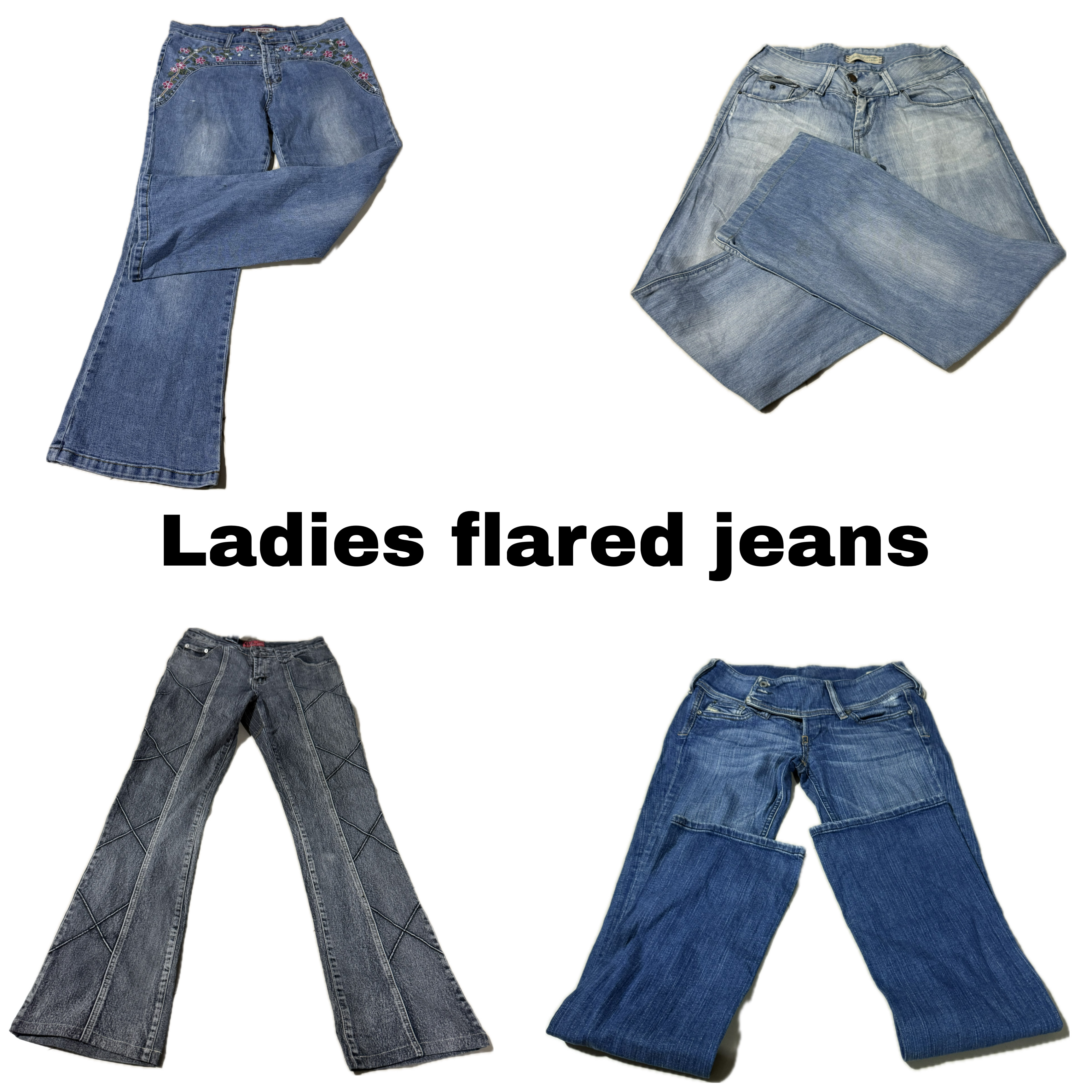 Ladies flared jeans