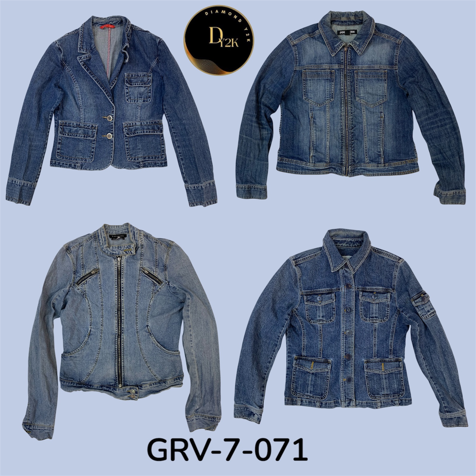 未使用 Y2K archive g.o.a グランジ denim jacket 未使用 Y2K archive g.o.a グランジ denim jacket Goa 00S Y2K