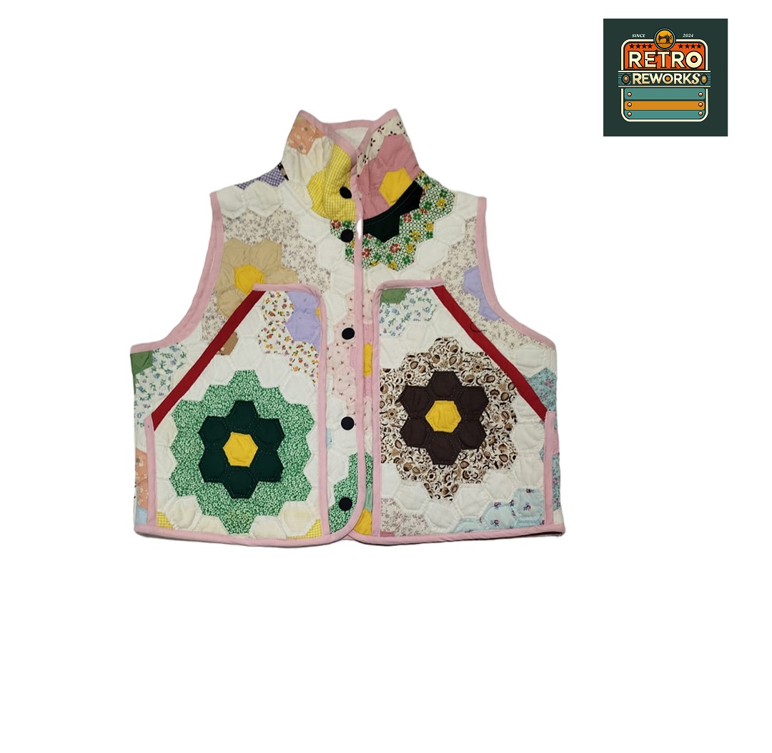 SS25 Upcycled Quilt Vests | Vintage Wholesale Marketplace