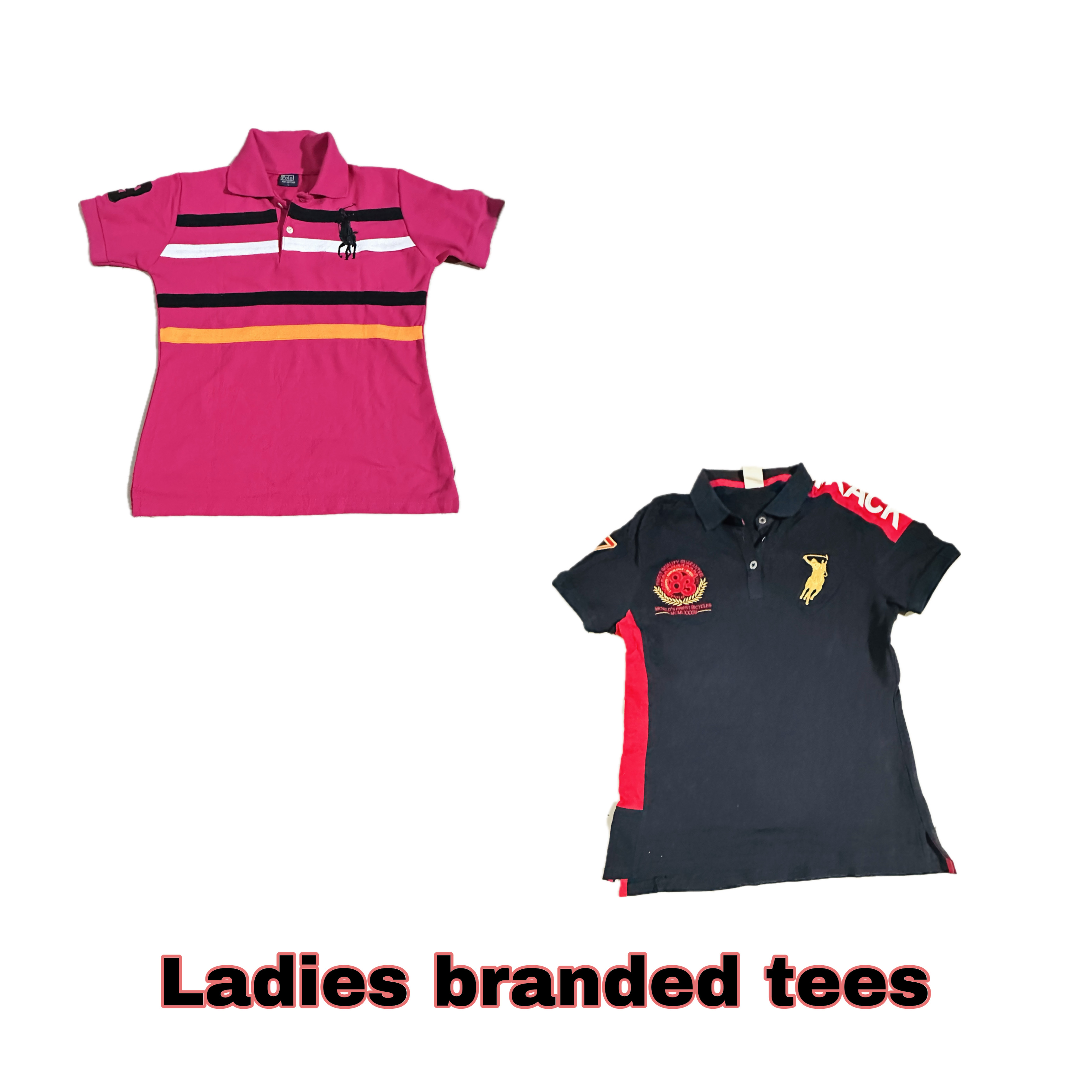 Ladies branded tees