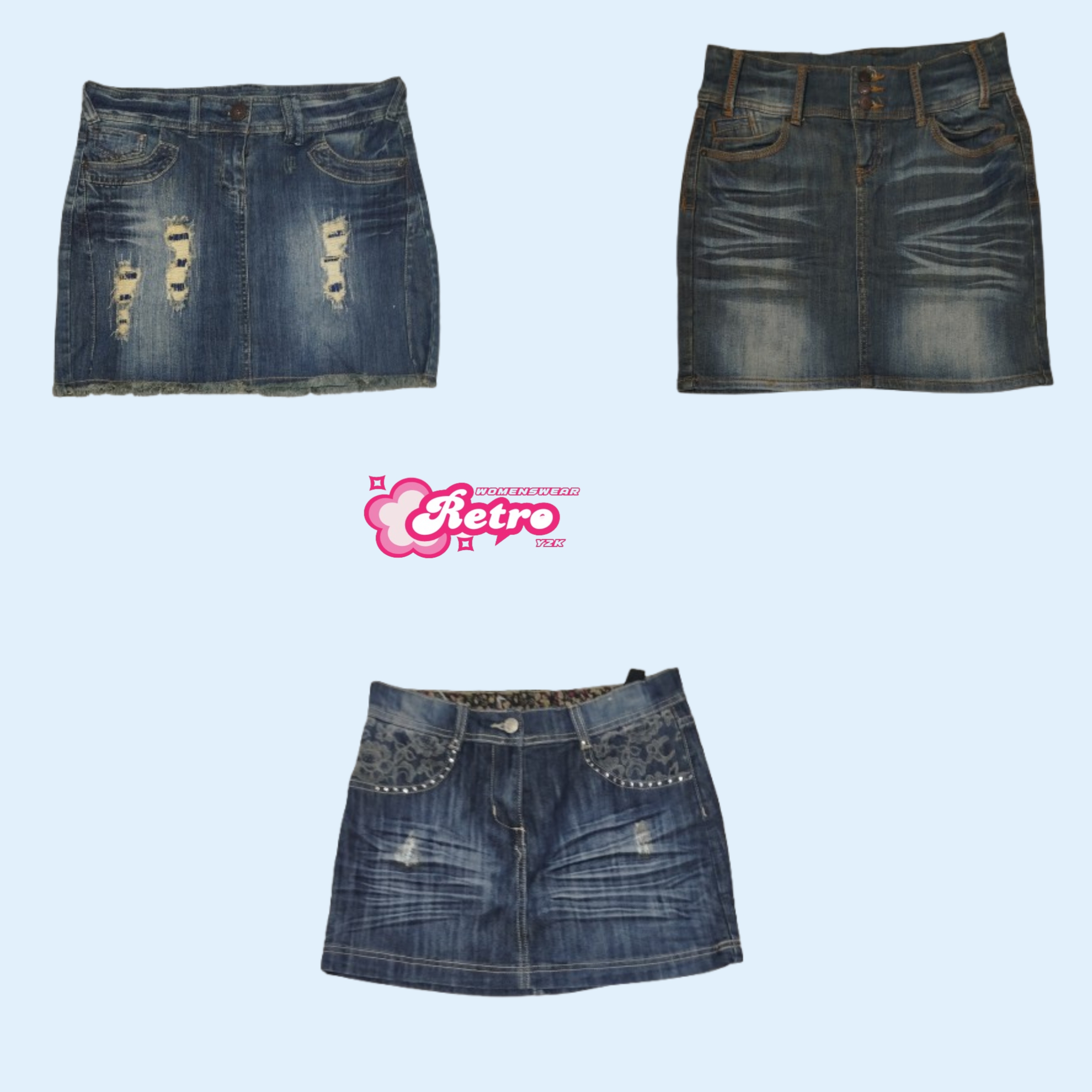 Y2k Bestseller Denim Mini Skirts (July -69)