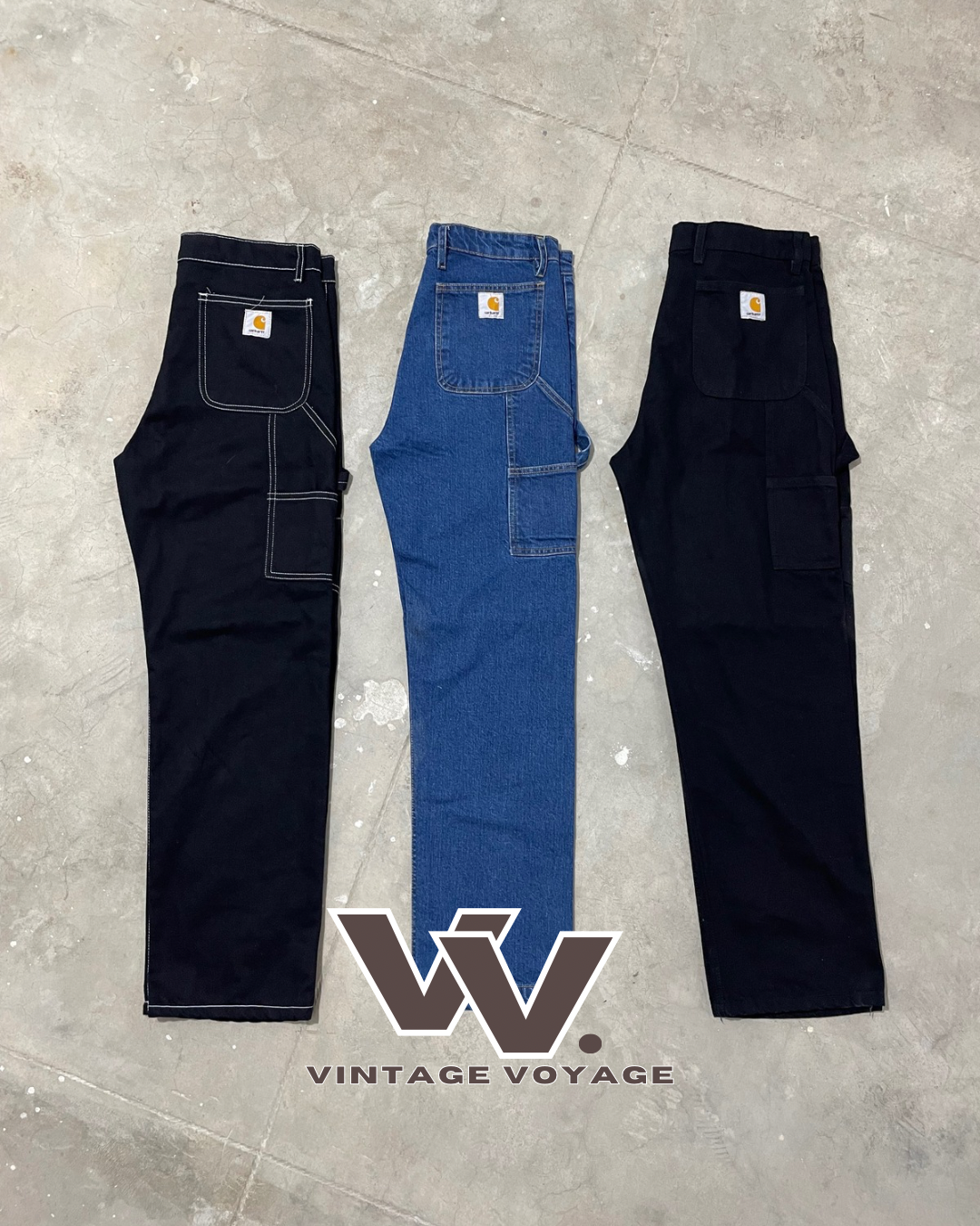 Jeans Denim estilo refeito Carhartt #022