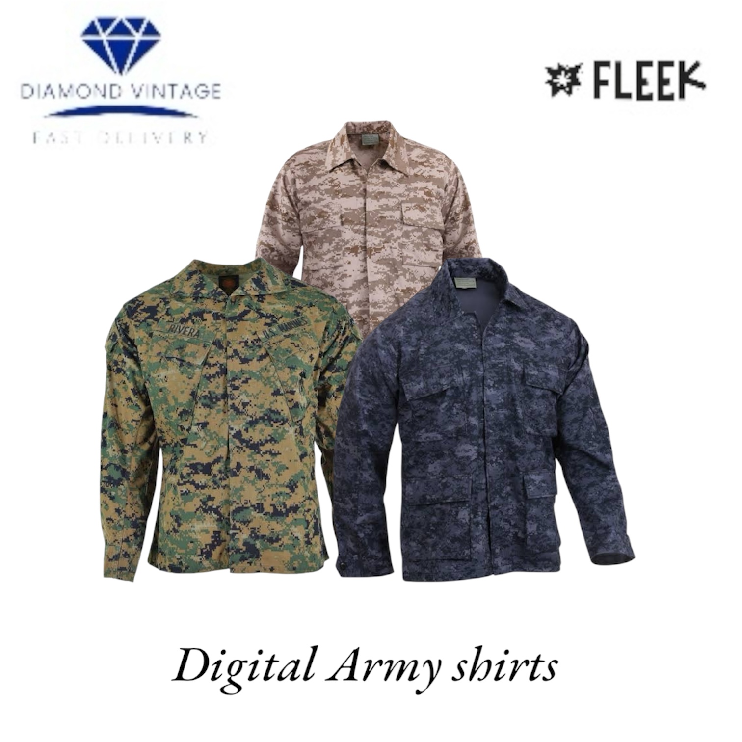 Digital army shirt  (DV -7- 303