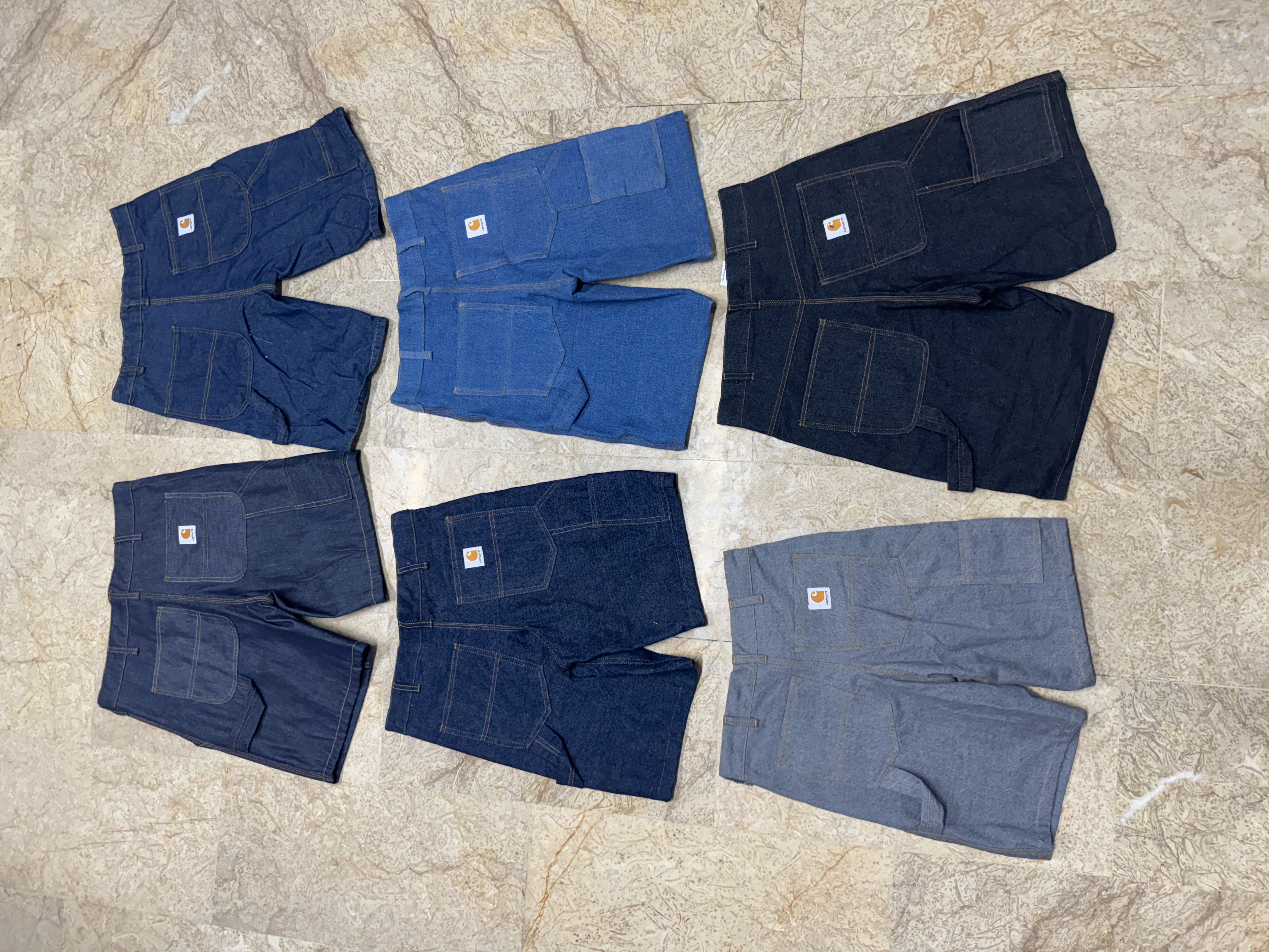 Shorts de denim estilo rework da Carhartt