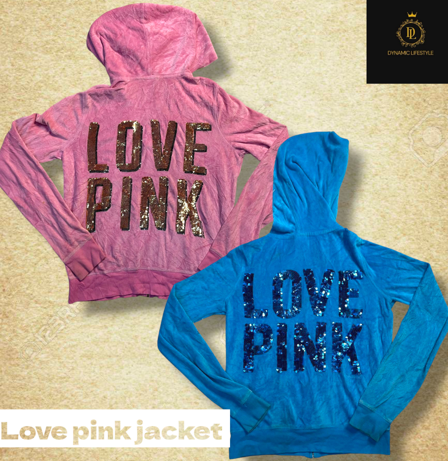 Liebe pinke Jacken