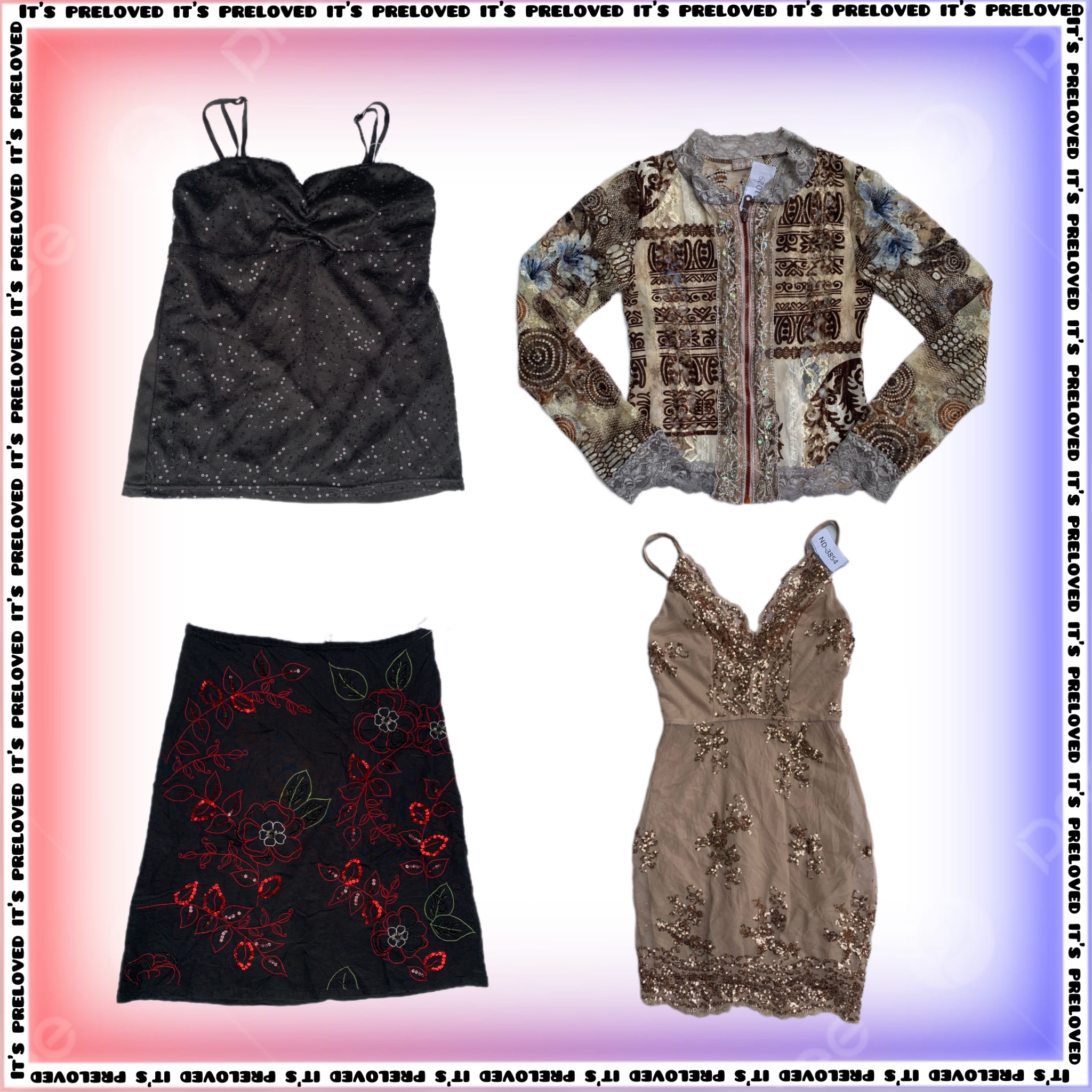 Sequin Sizzle Bundle - Tops, Dresses and Skirts Mix (SS-1085)