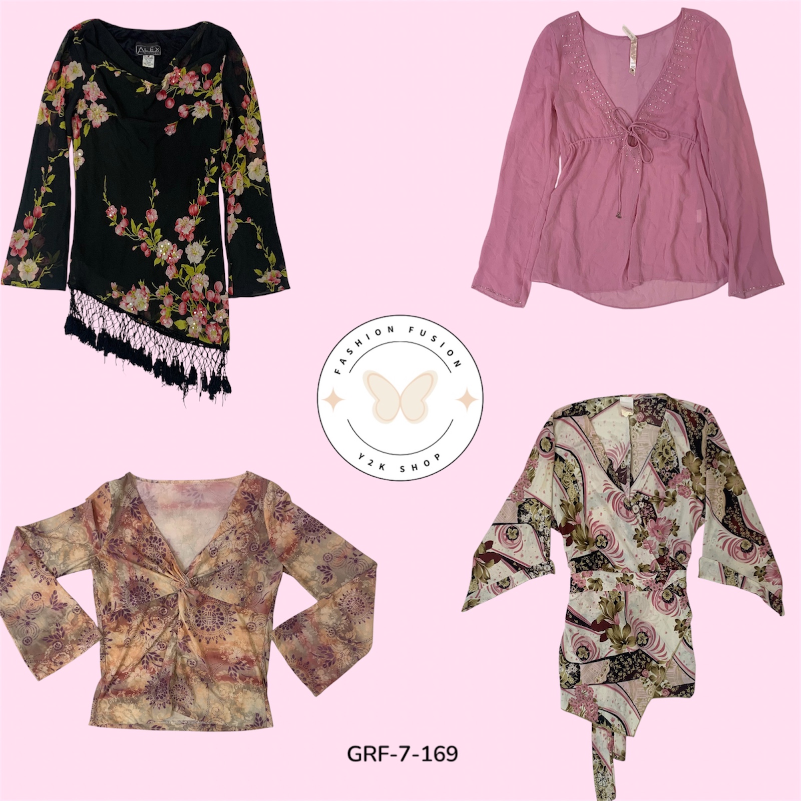 Mix Printed Long Sleeve — Trendy & Everyday Wear (GRF-7-169)