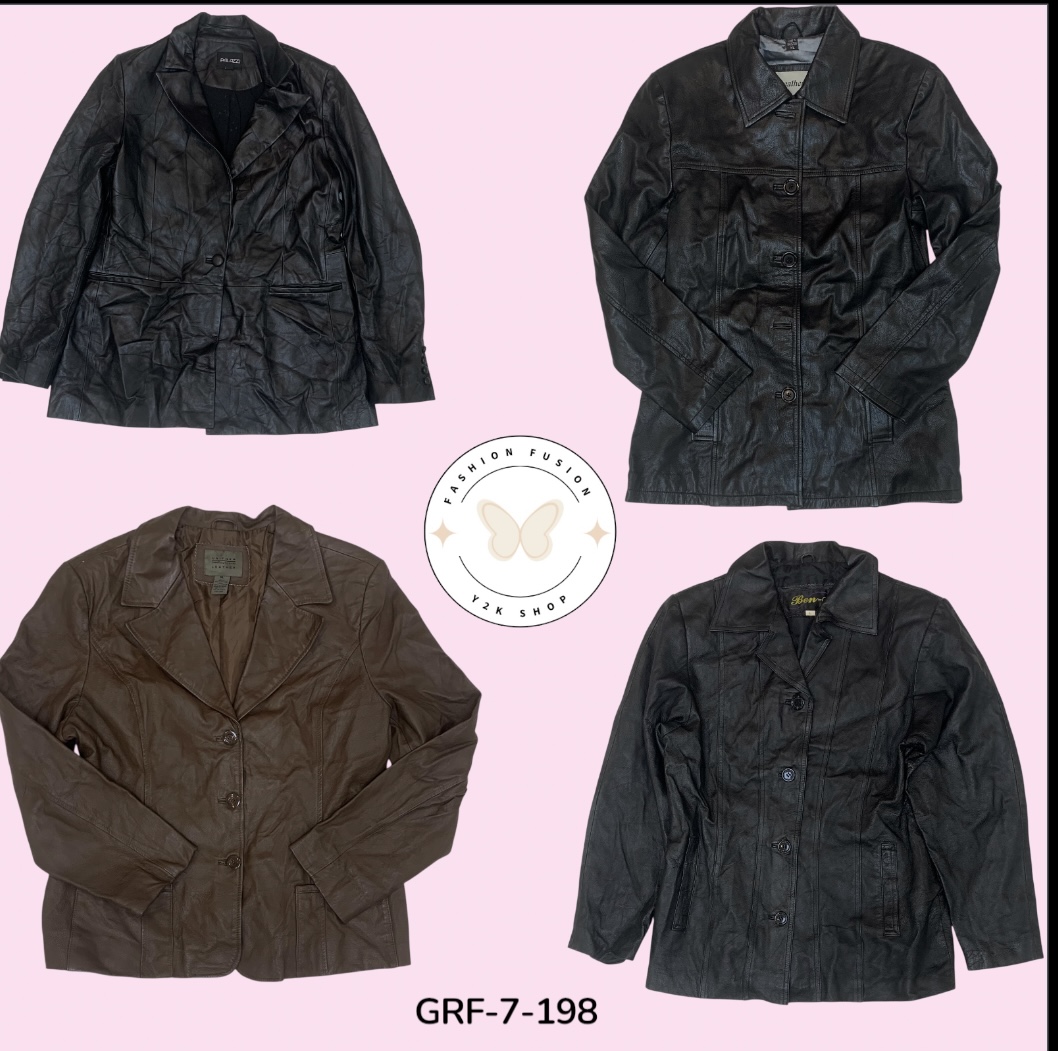 Mix Zipper PU Leather Jacket – Fashion Forward Look (GRF-7-198)