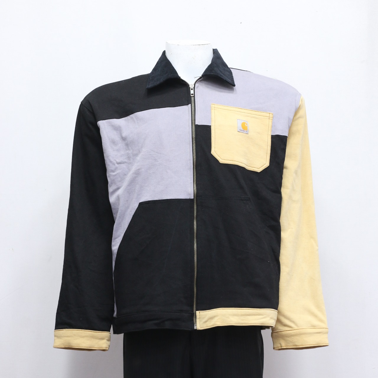 Überarbeiteter Stil Männer Farbblock Carhartt inspiriierte Jacke