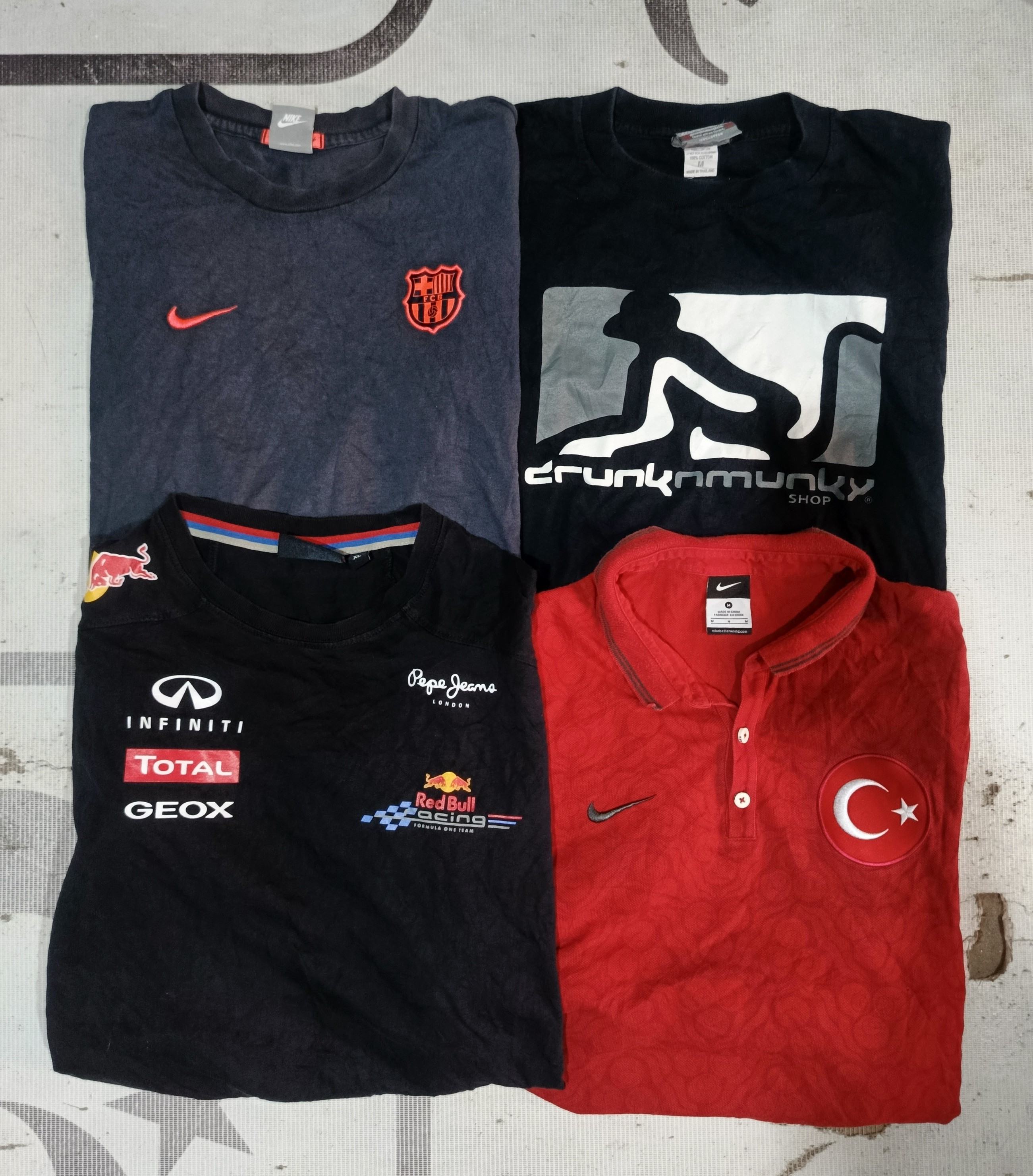 クリスチャン・ディオール、フェラーリ、ヴィンテージミックスTシャツ