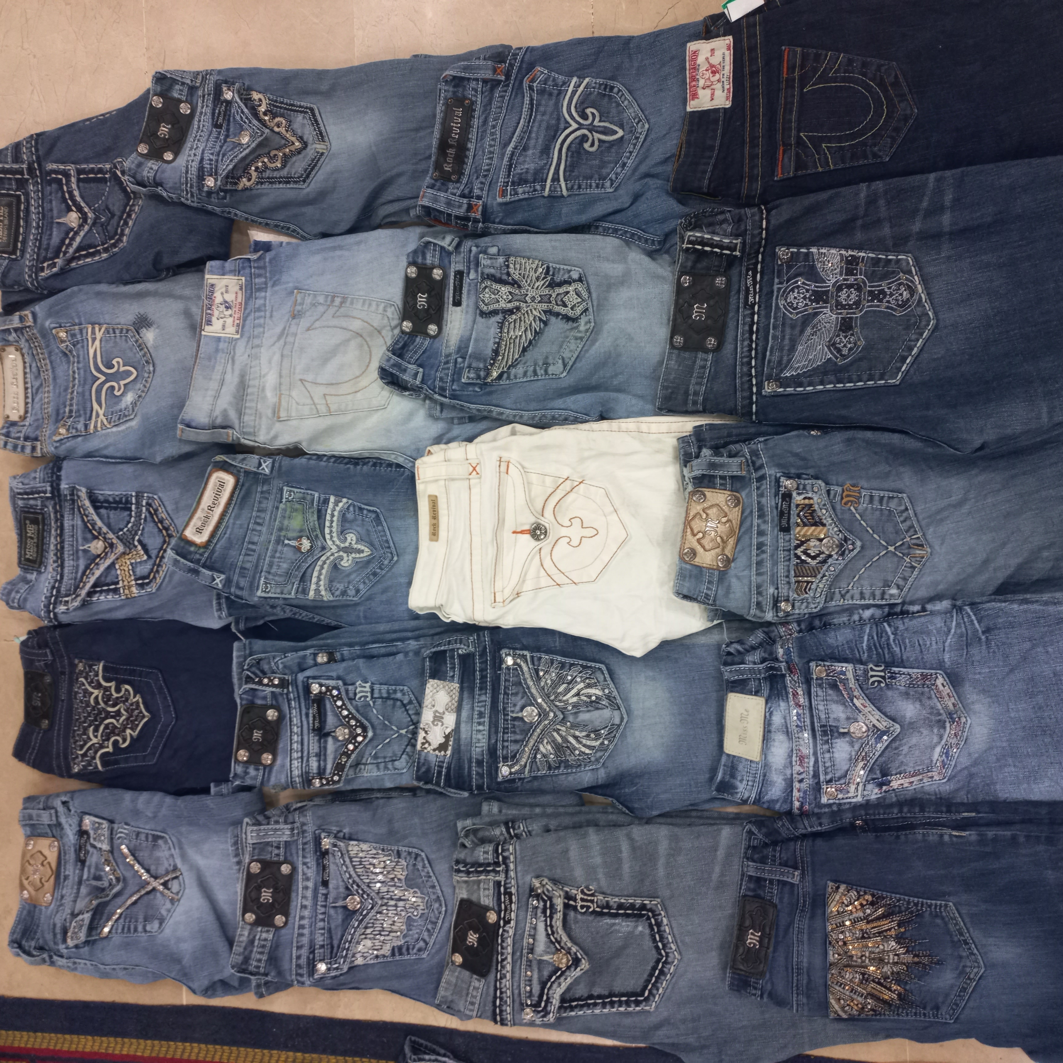 Miss me True Religion & Rock revival Jeans [20J25]