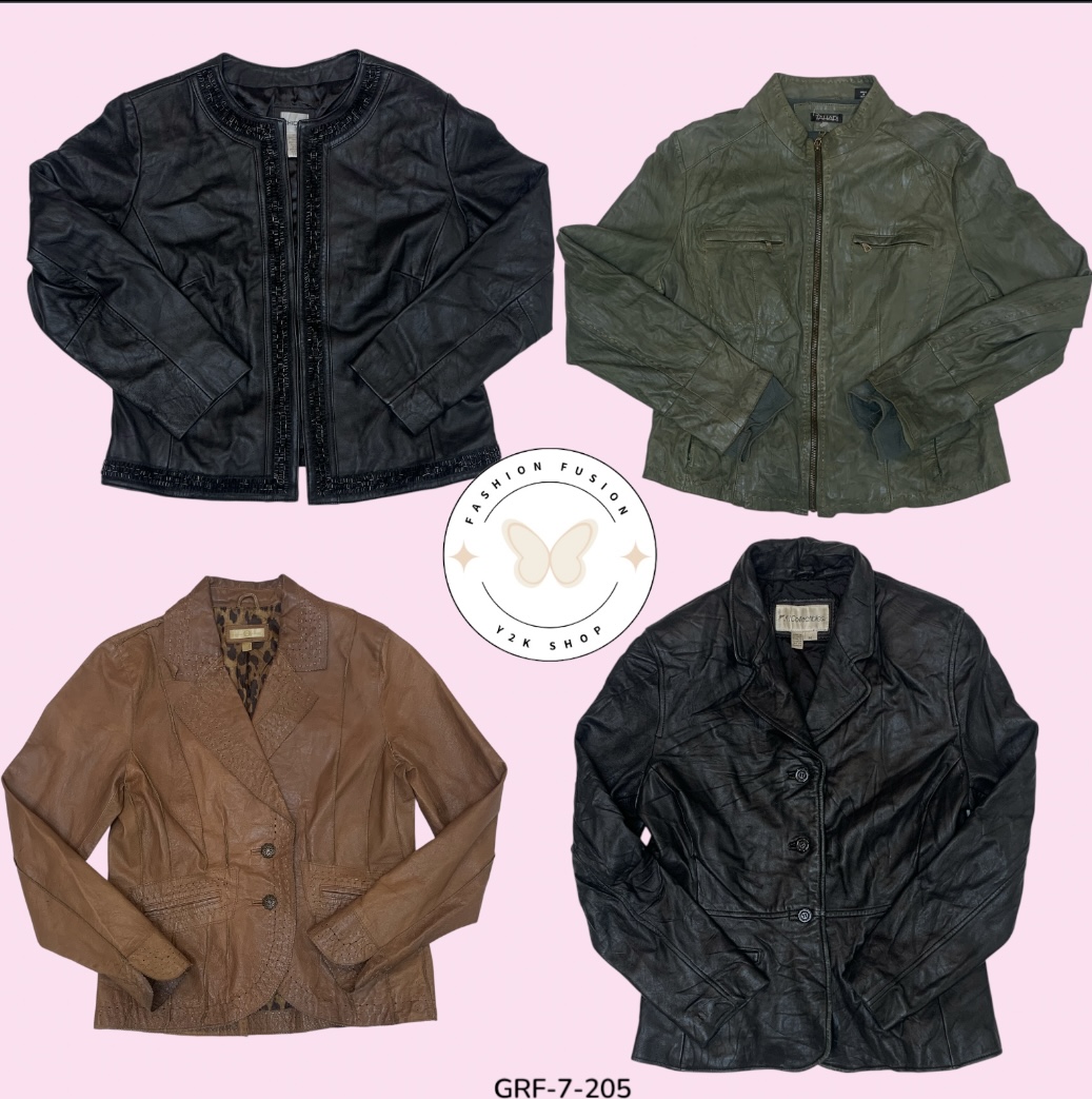 Chic Mix Button Leather Jacket – Street Style Essential (GRF-7-205)