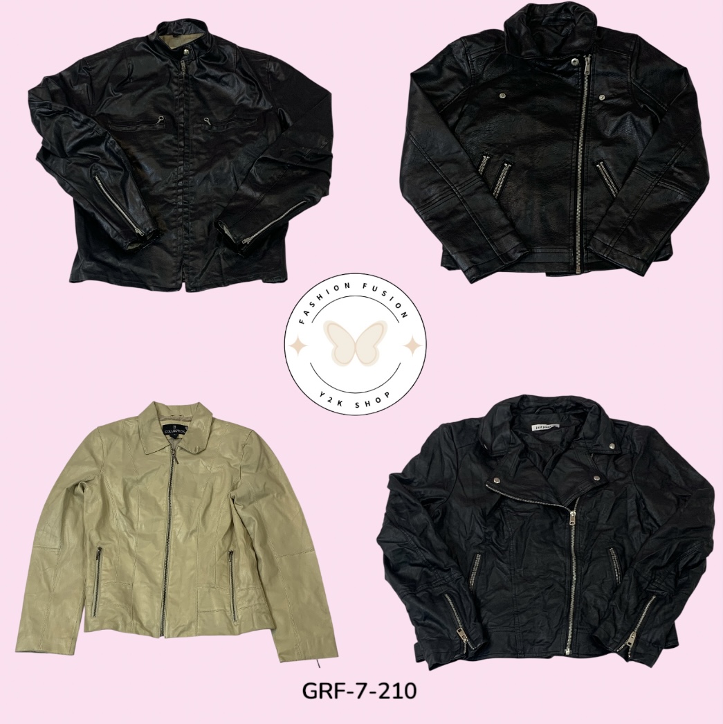 Edgy Mix Zipper Faux Leather Jacket — Streetwear Must-Have (GRF-7-210)