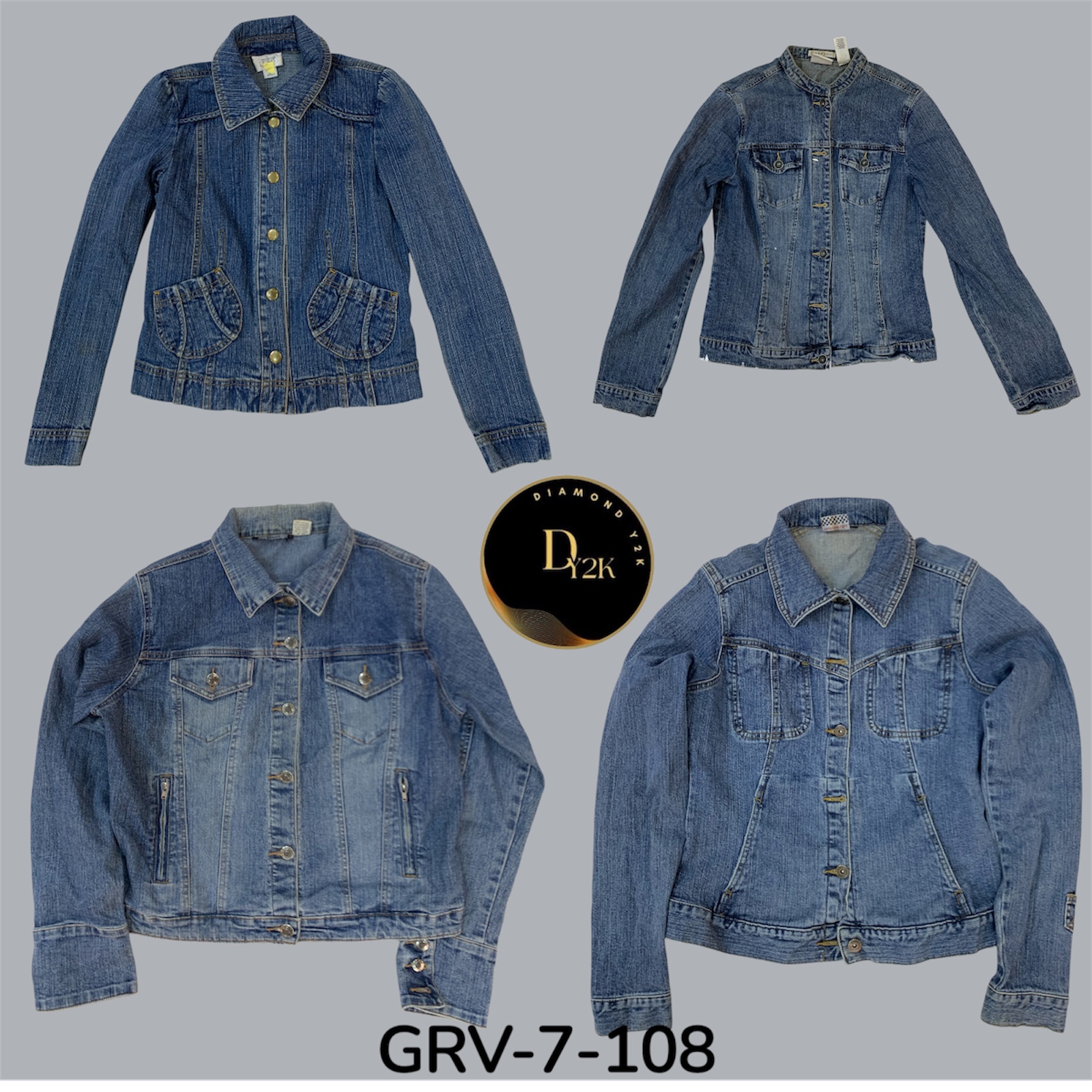 Giubbotti di Jeans Y2K – Autentico Stile dei Primi Anni 2000 (GRV-7-108)