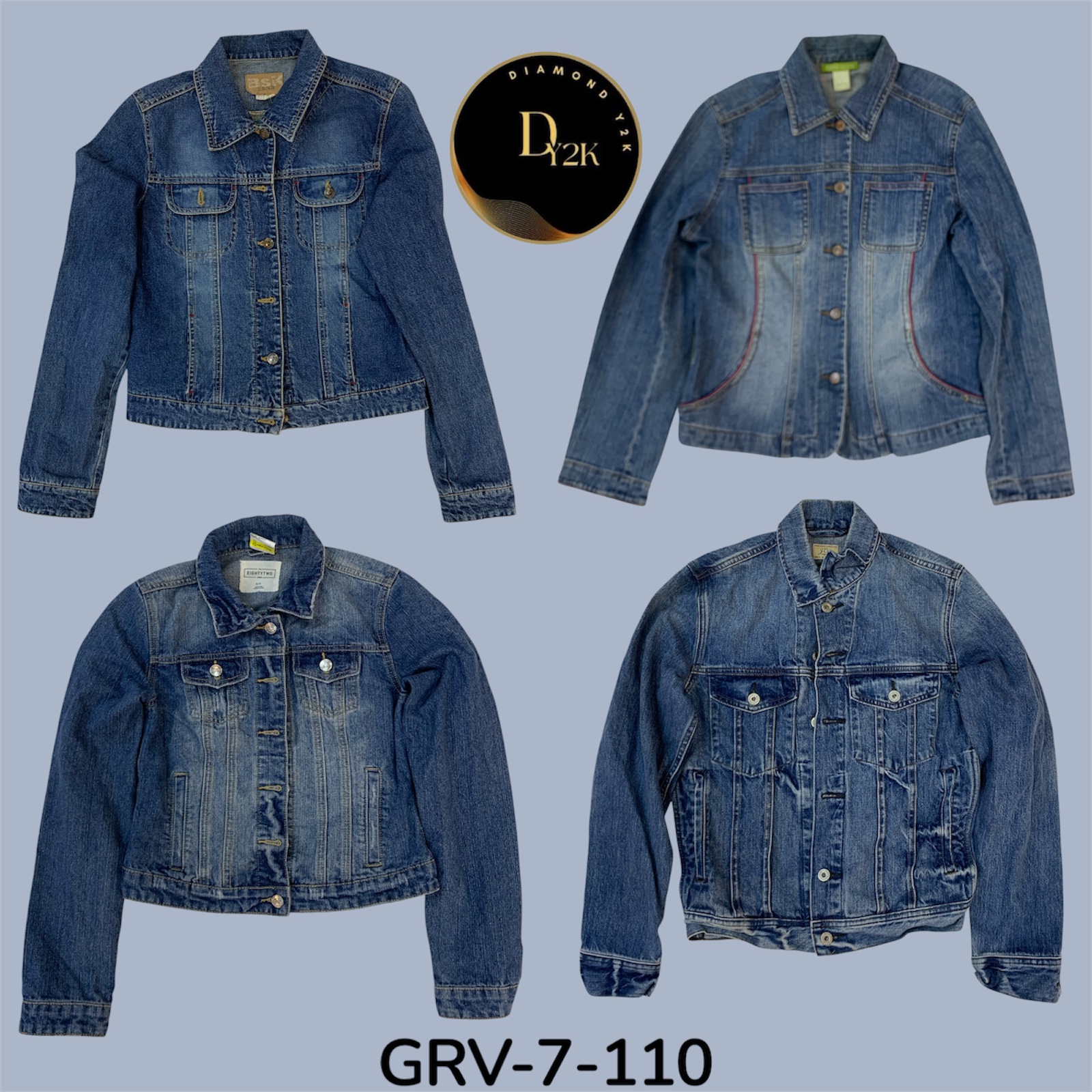 Giubbotti in denim – Stile senza tempo, vestibilità quotidiana (GRV-7-110)