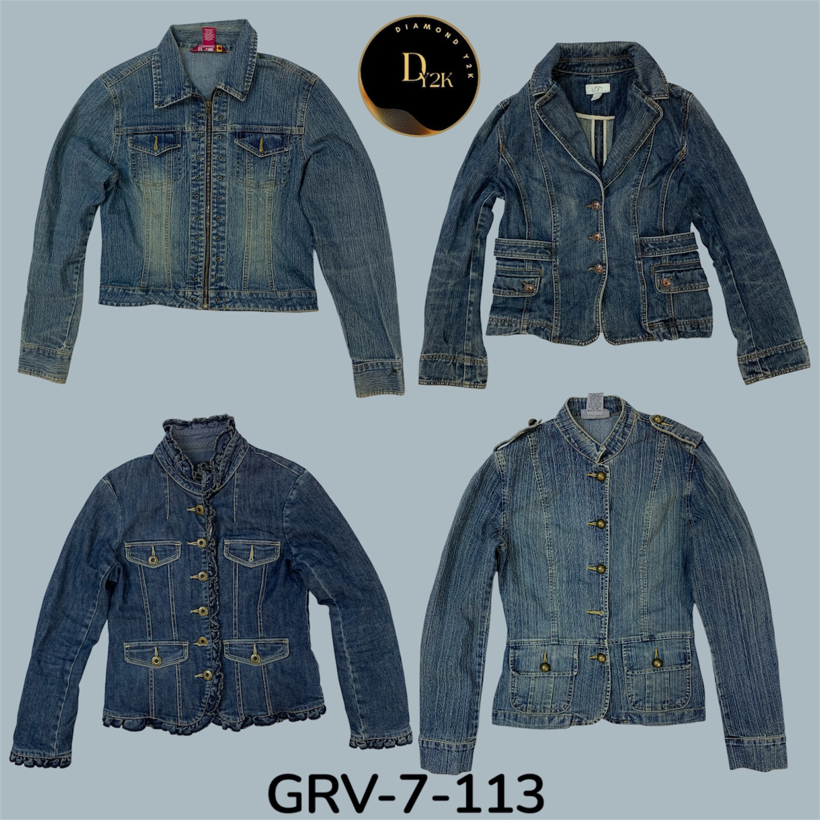 Giubbotti in denim – Resistenti, versatili, sempre alla moda (GRV-7-113)