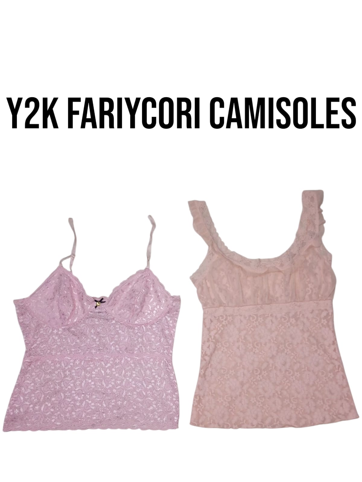 Y2K Fariycori camisoles