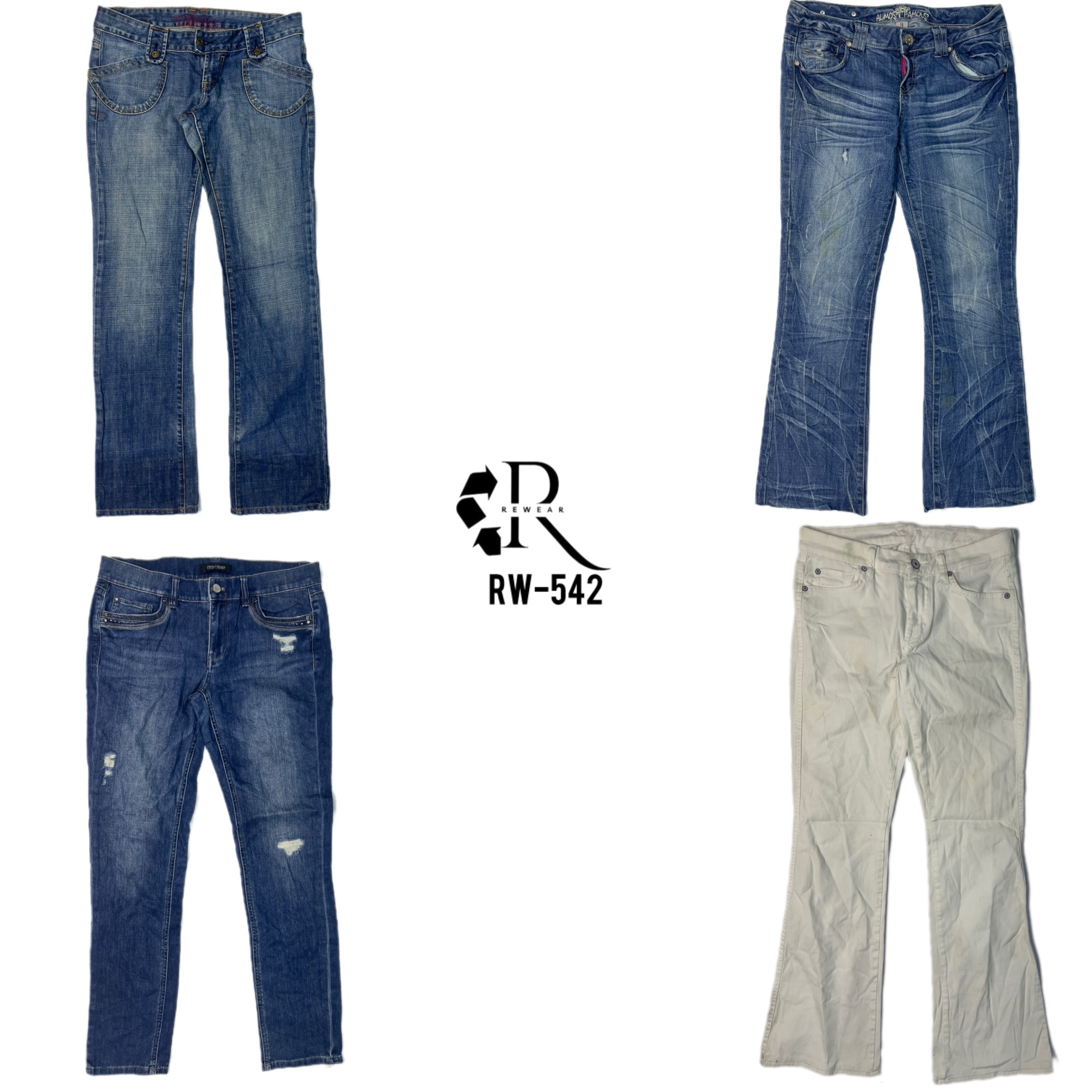 Y2K IT Girl Denim Jeans (RW-542)
