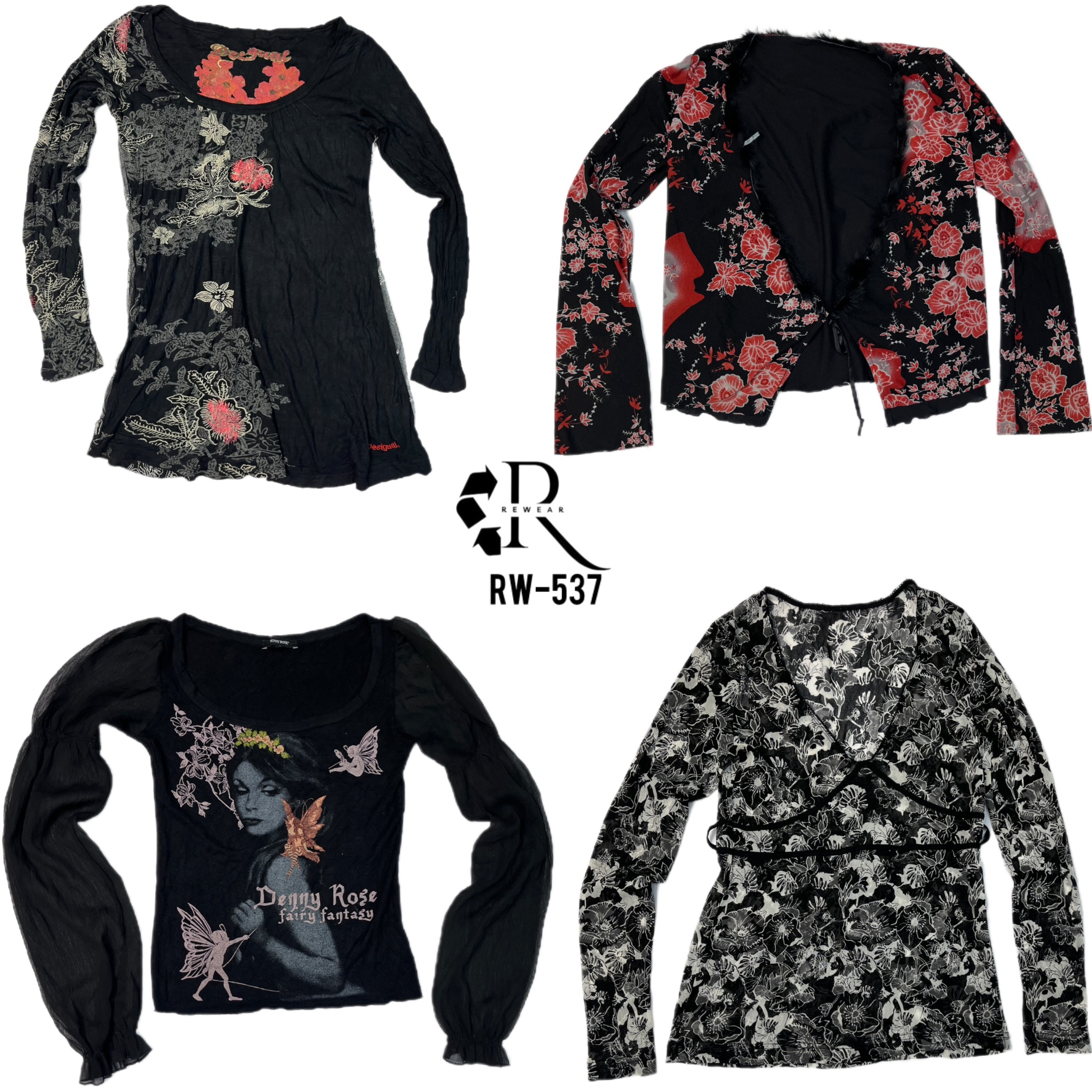 Y2K Soft Girl Full Sleeve Tops (RW-537)