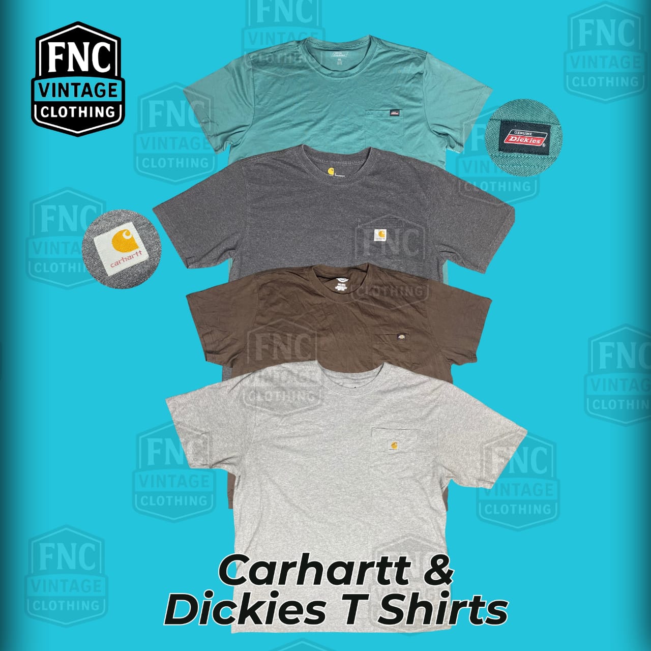 Carhartt und Dickies T-Shirts (fnc363)